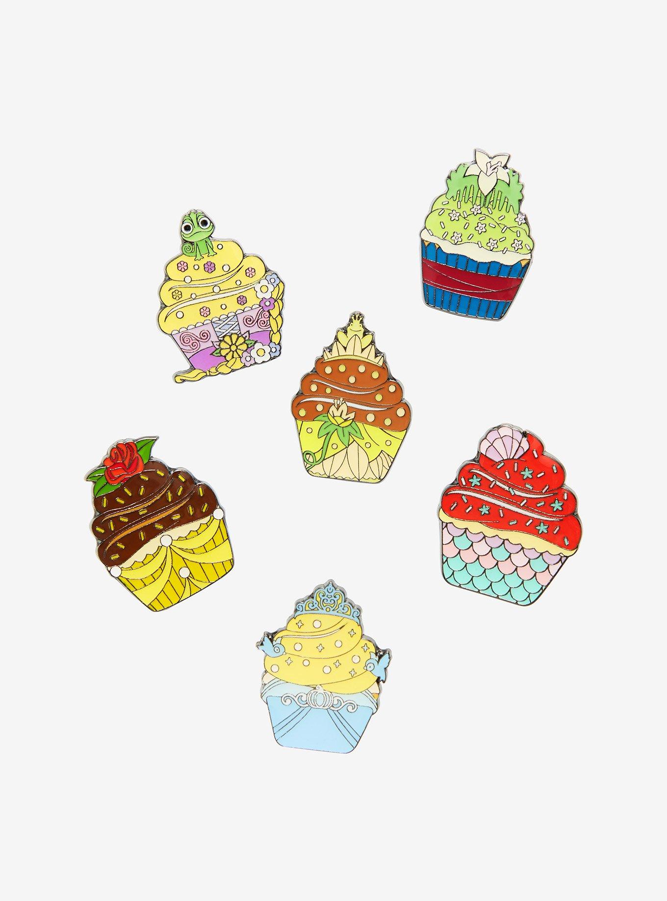 Disney Princess Cupcake Blind Box Enamel Pin, , hi-res