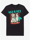 Critical Role Vax & Vex T-Shirt, BLACK, hi-res