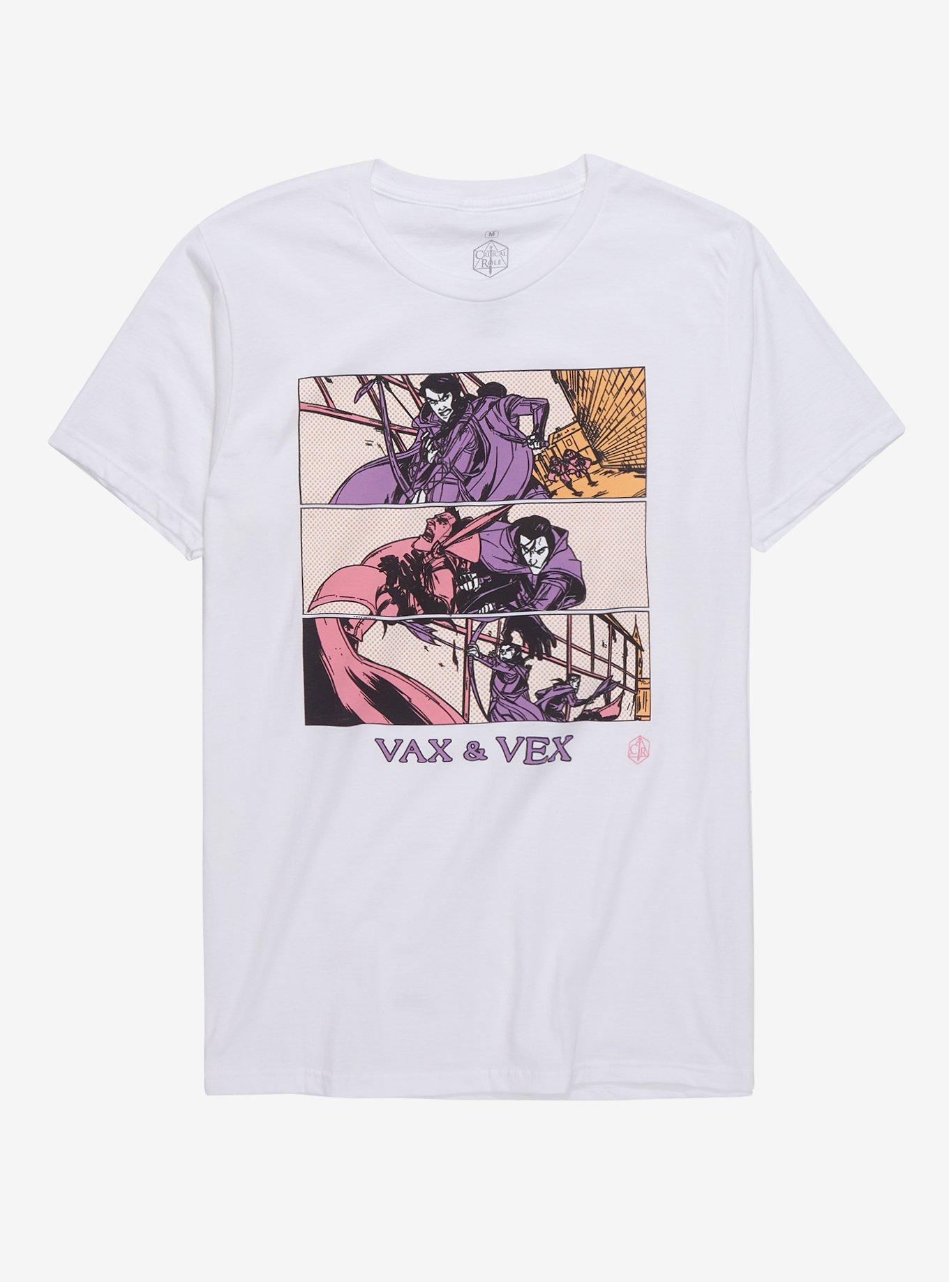 Critical Role Vax & Vex Panels T-Shirt | Hot Topic