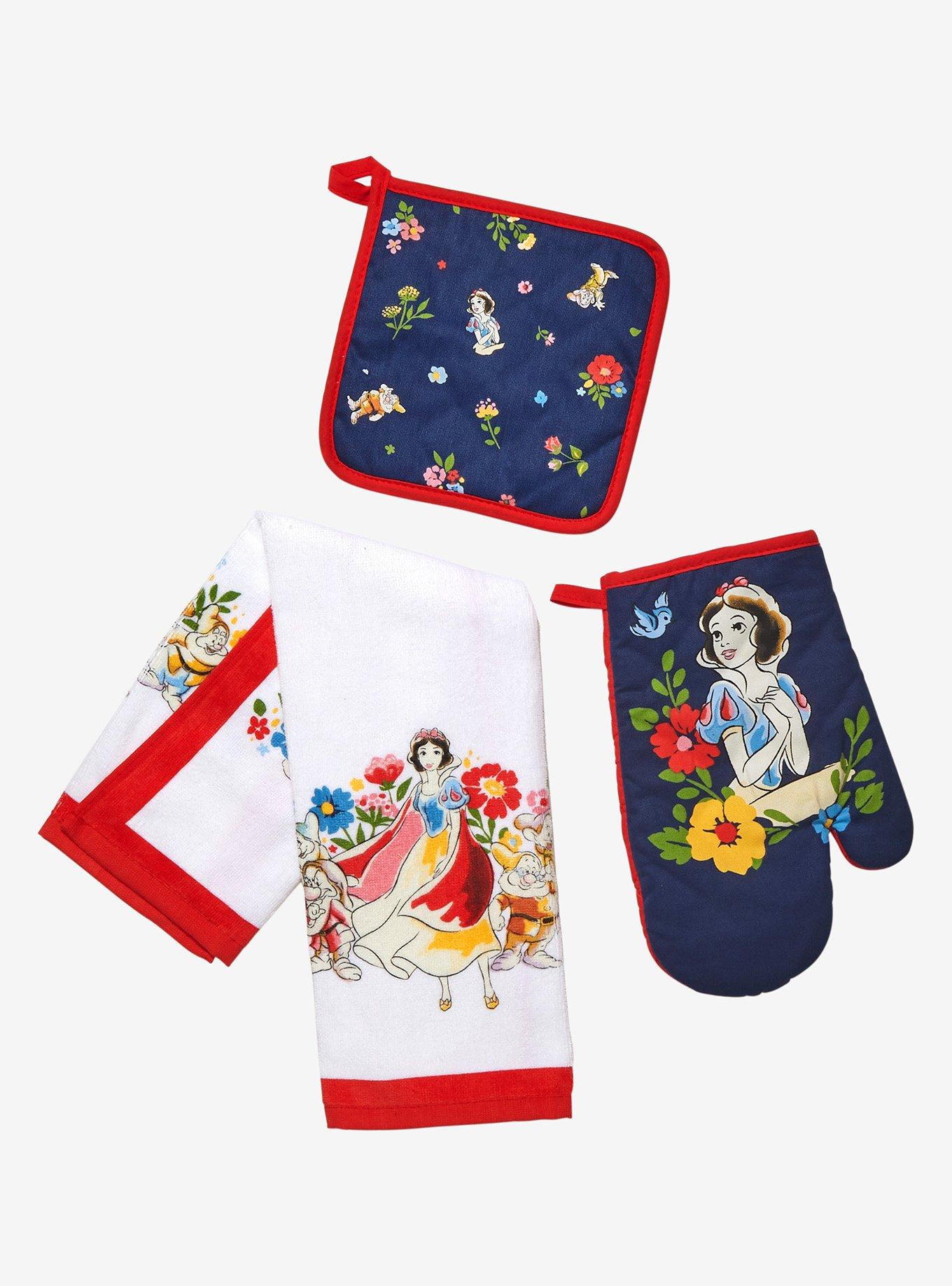 Disney Snow White Floral Watercolor Kitchen Set - BoxLunch Exclusive, , hi-res