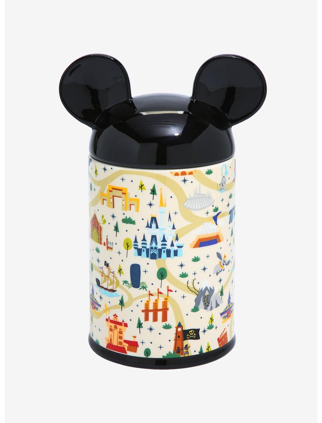 Disney Walt Disney World 50th Anniversary Mouse Ears & Attractions Cookie Jar - BoxLunch Exclusive, , hi-res