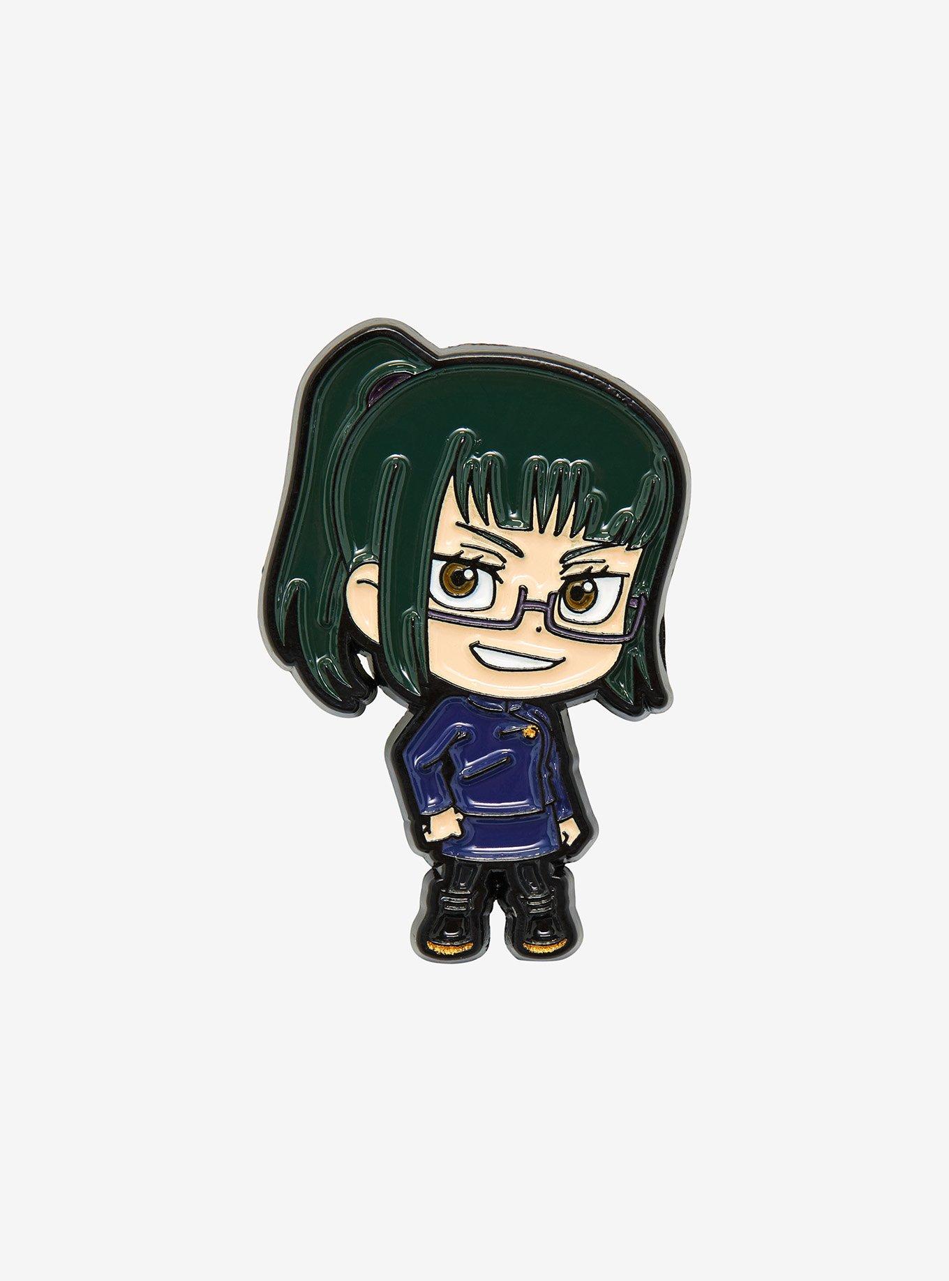 Jujutsu Kaisen Chibi Maki Zenin Enamel Pin, , hi-res