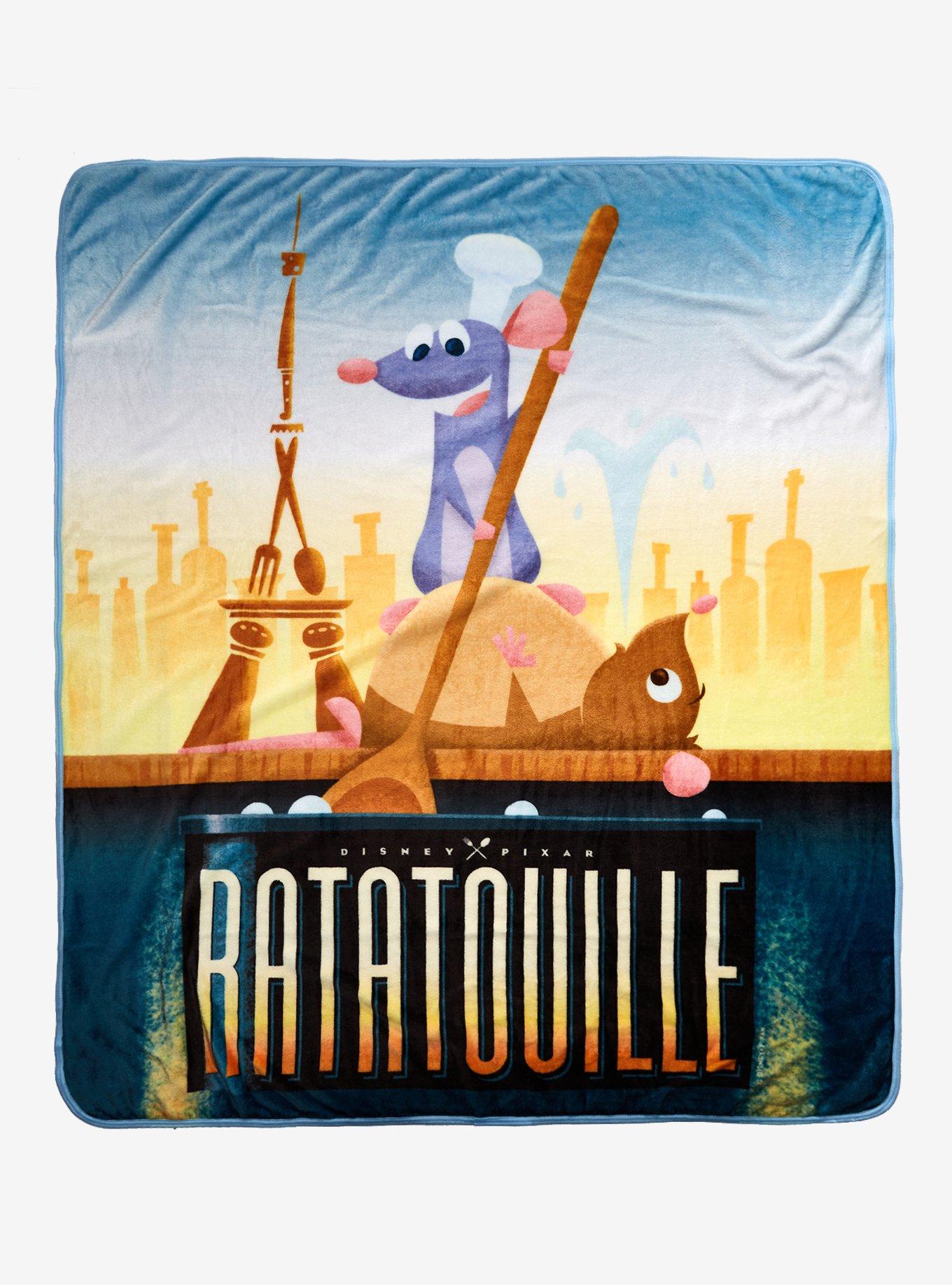Disney Pixar Ratatouille Remy & Emile Throw Blanket - BoxLunch Exclusive, , hi-res