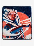 Star Wars Ahsoka Tano Tonal Throw Blanket - BoxLunch Exclusive, , hi-res