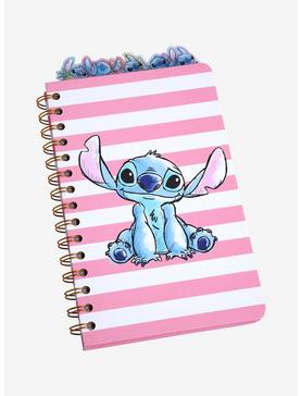 Disney Lilo & Stitch Striped Character Tab Journal - Boxlunch Exclusive, , hi-res