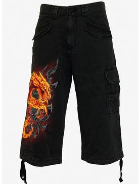 Fire Dragon Vintage Cargo Shorts, , hi-res