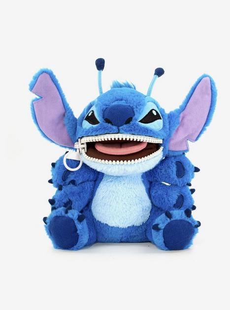 Disney Étui à Crayons En Peluche Stitch Bleu
