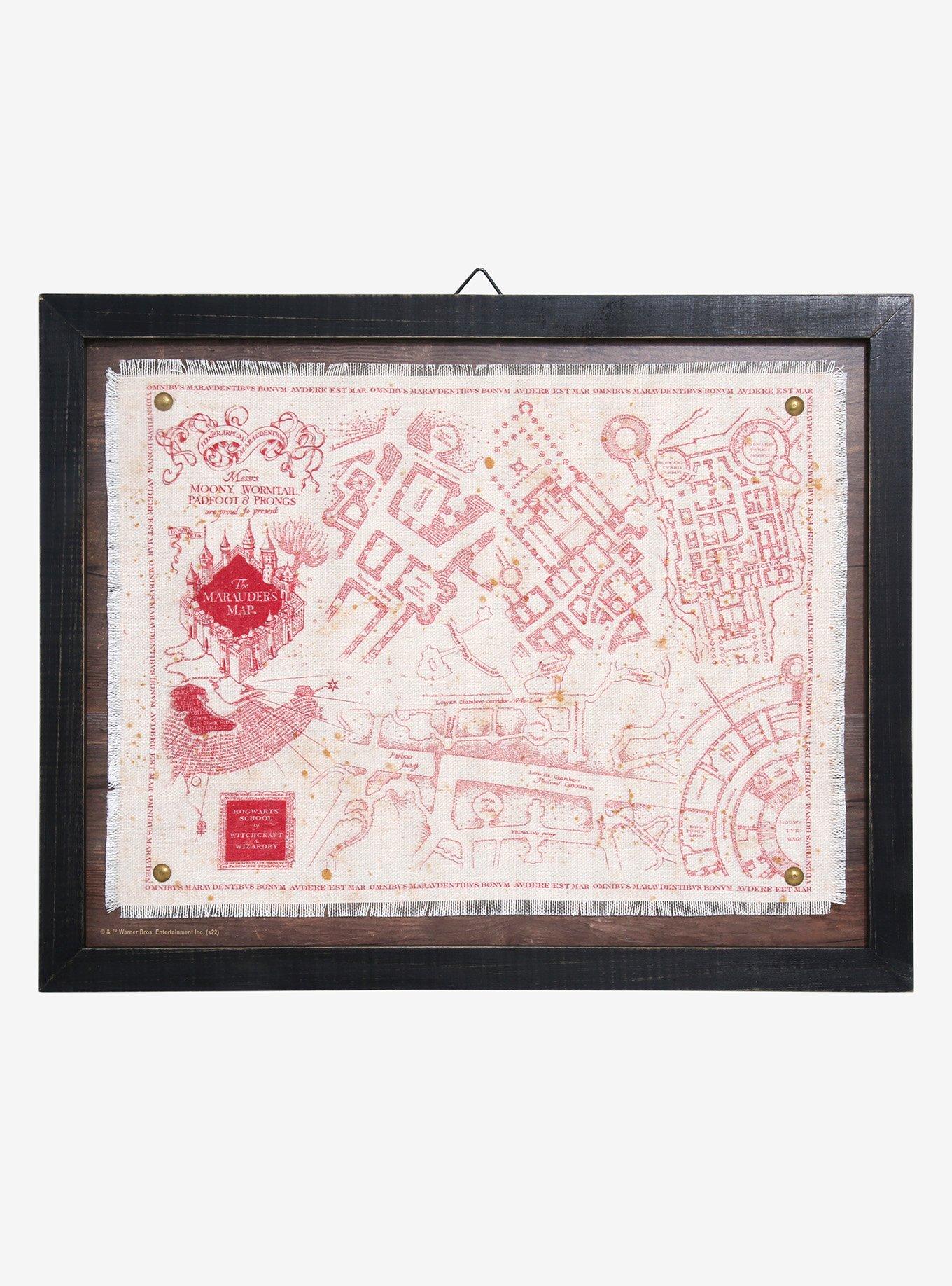 Harry Potter Marauder's Map Framed Map, , hi-res