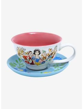 Disney Snow White and the Seven Dwarfs Watercolor Portrait Teacup & Saucer , , hi-res