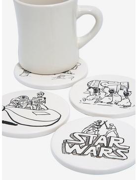 Star Wars Cartoon Sketches Coaster Set, , hi-res