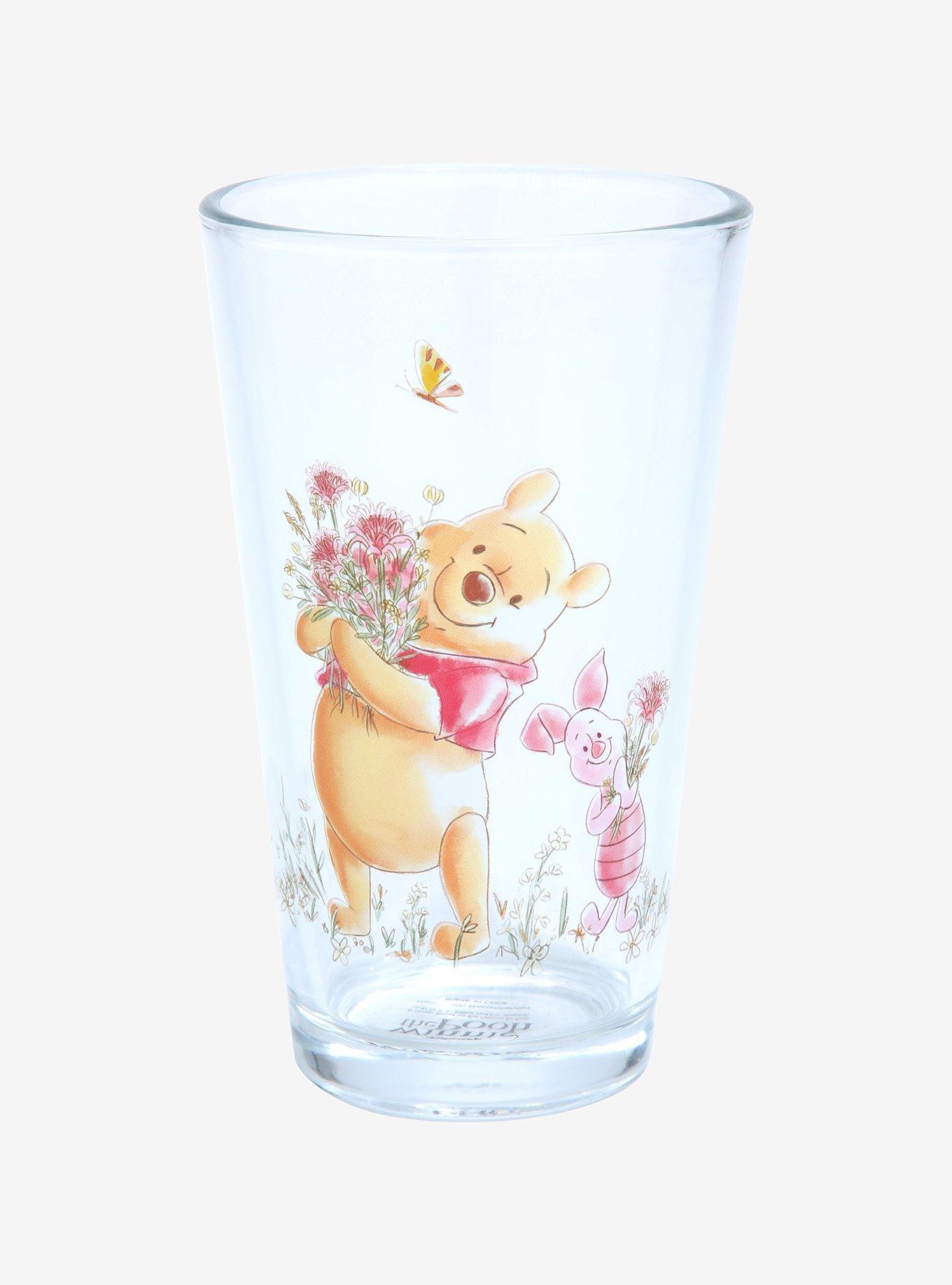Disney Winnie the Pooh & Piglet Spring Flowers Pint Glass - BoxLunch Exclusive, , hi-res