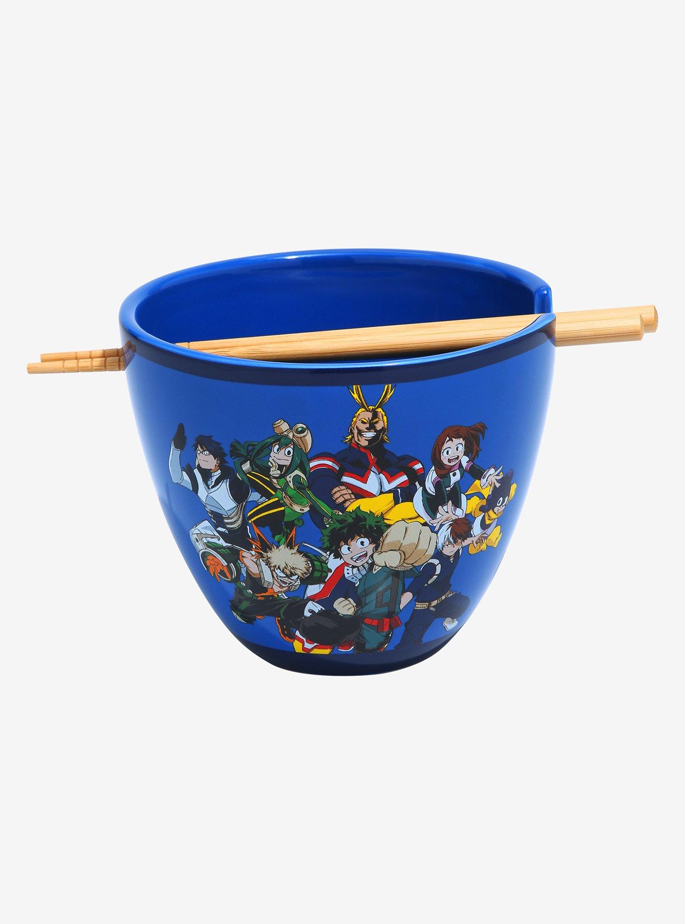 My Hero Academia Group Portrait Ramen Bowl with Chopsticks, , hi-res