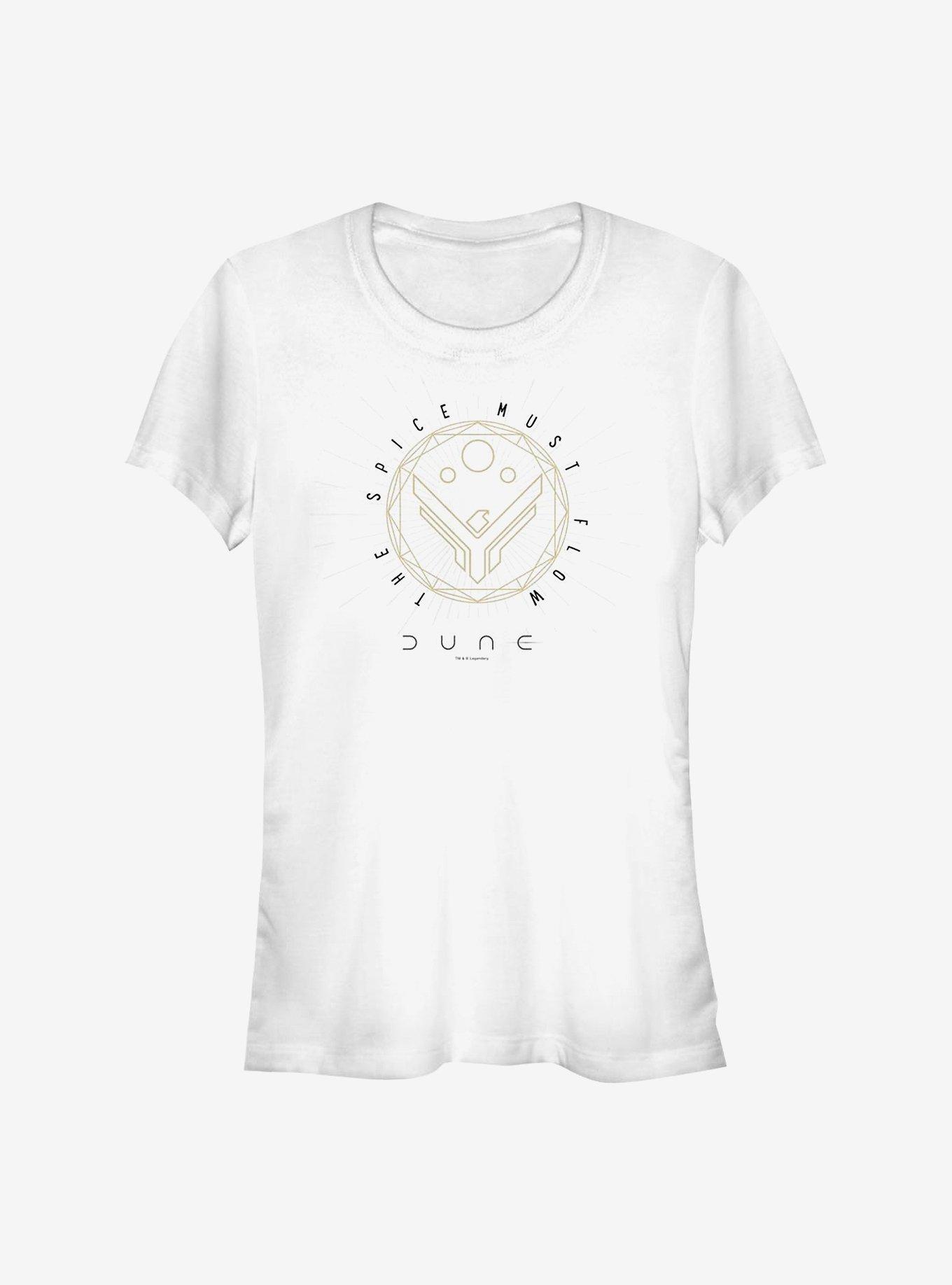 Dune The Spice Must Flow Girls T-Shirt, WHITE, hi-res