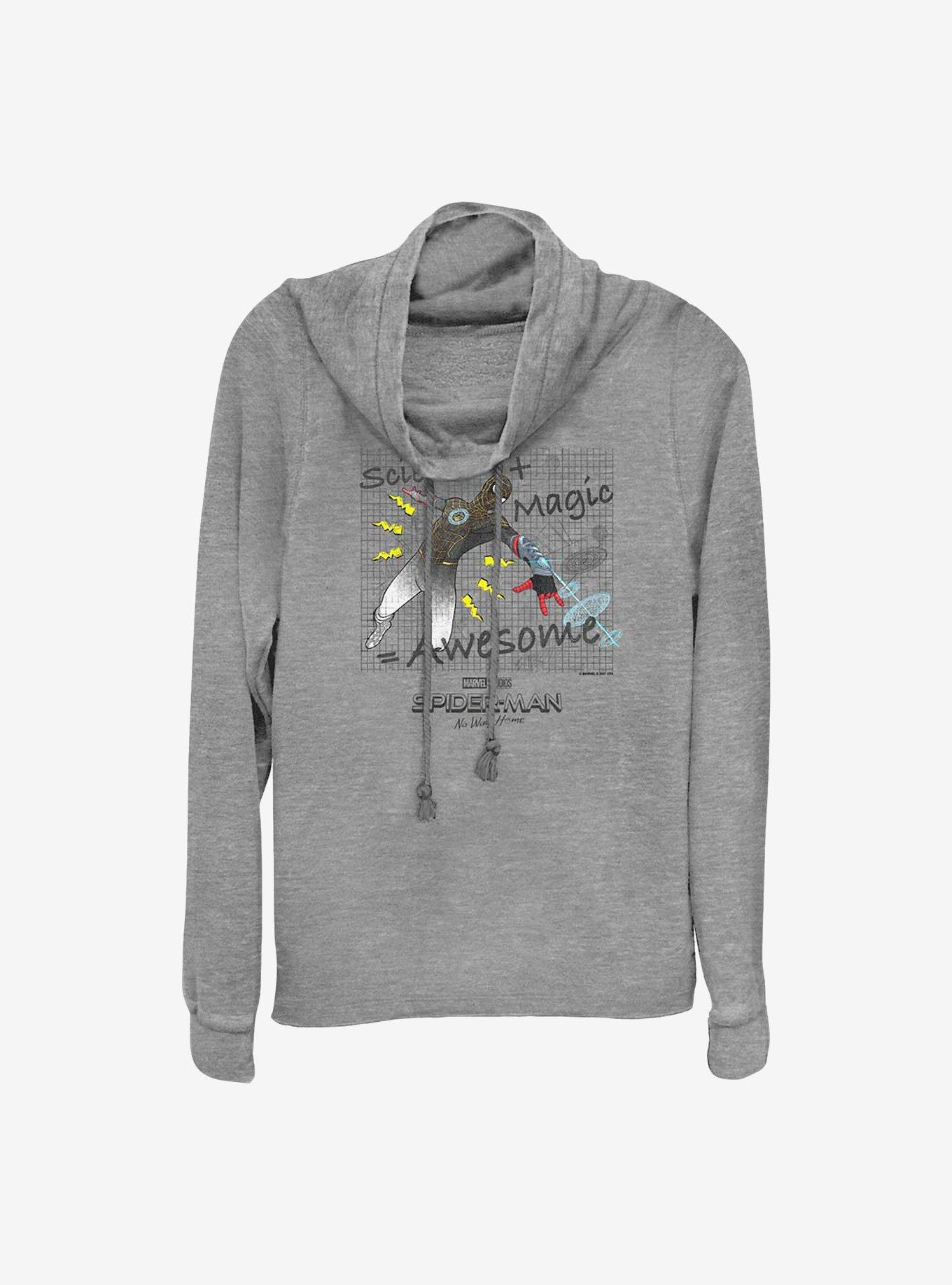 Marvel Spider-Man Science Magic Cowlneck Long-Sleeve Girls Top, , hi-res