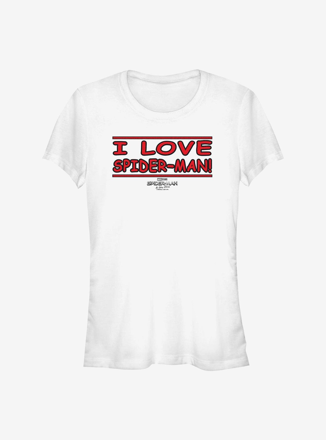 Marvel Spider-Man I Love Spider-Man Girls T-Shirt