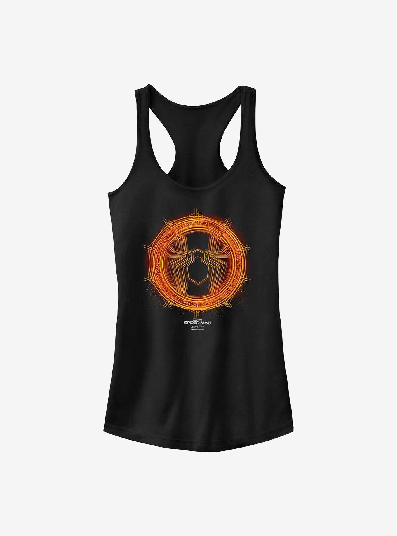 Marvel Spider-Man Gold Spider Girls Tank, BLACK, hi-res