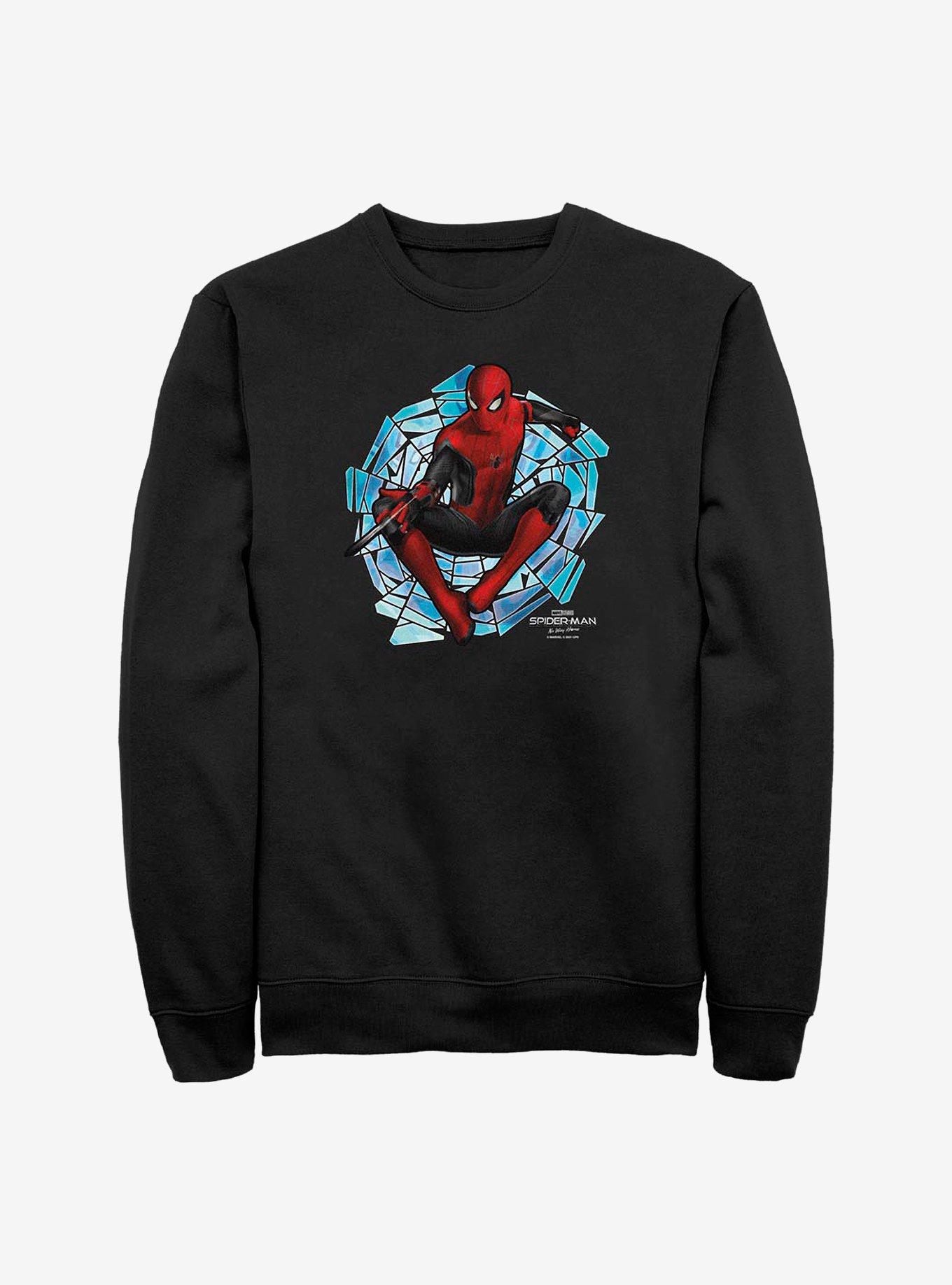 Marvel Spider-Man Spinning Webs Crew Sweatshirt, , hi-res