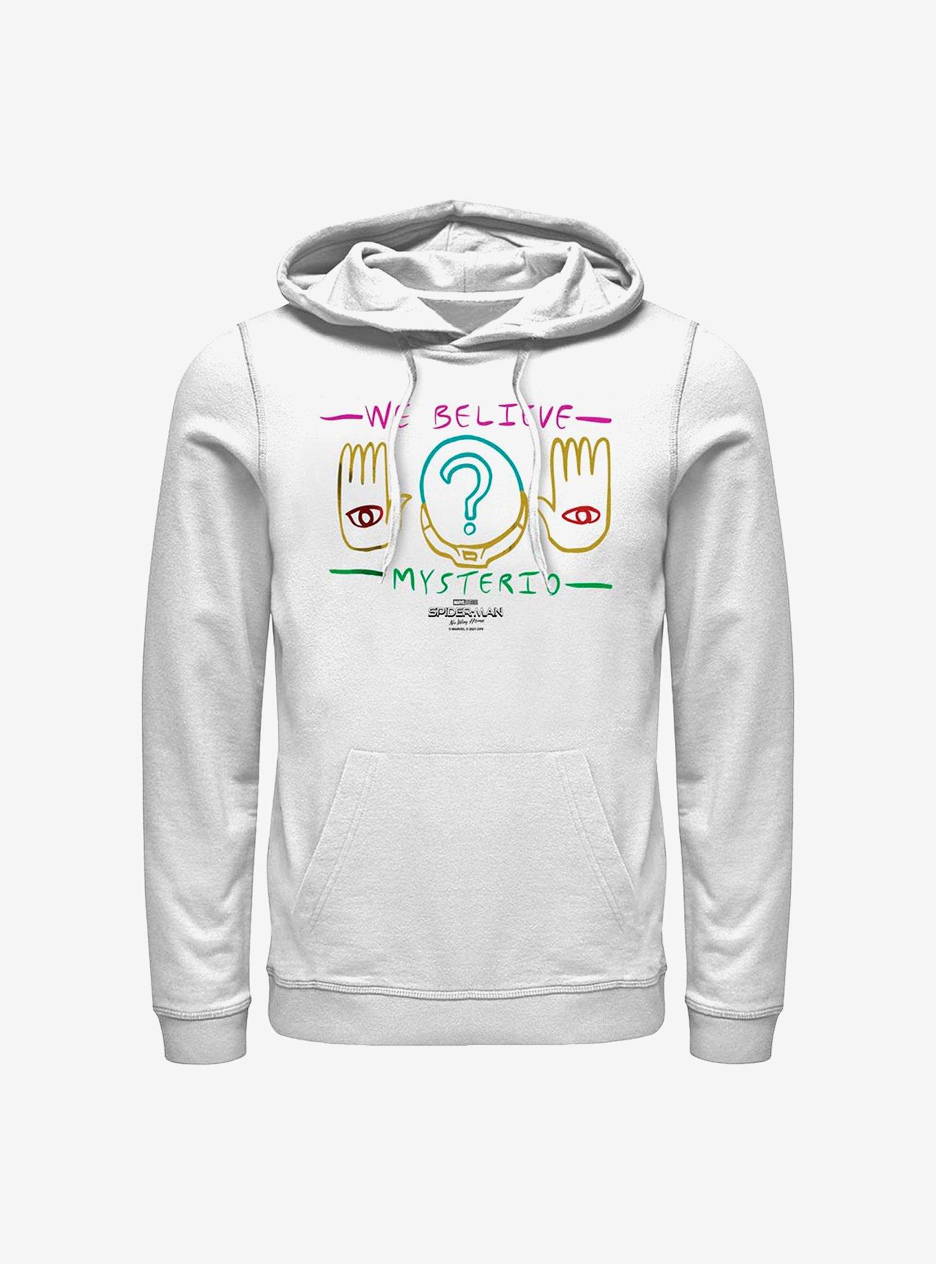 Marvel Spider-Man Believe Mysterio Hoodie, WHITE, hi-res