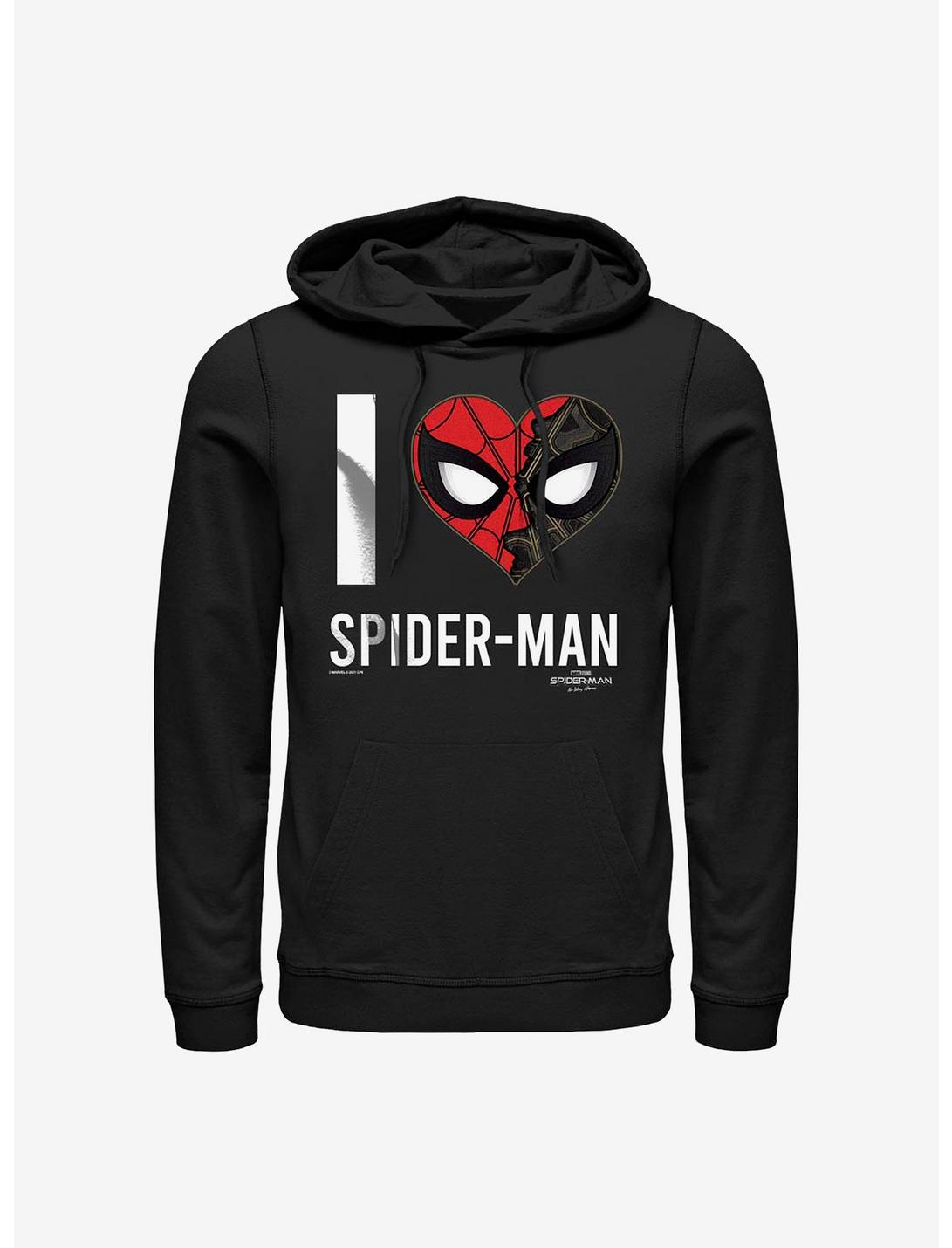 Marvel Spider-Man I Heart Spider-Man Hoodie, BLACK, hi-res