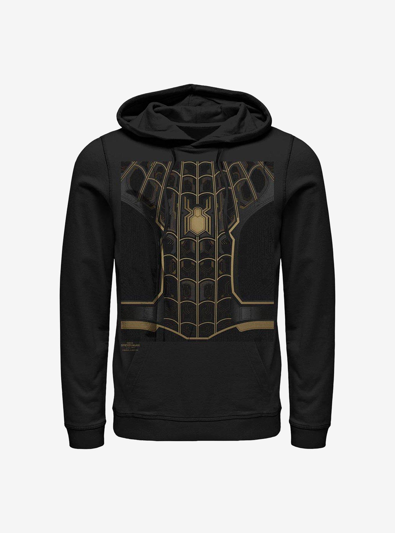 Men's Marvel Spider-man Amazing Dad Pull Over Hoodie - Black