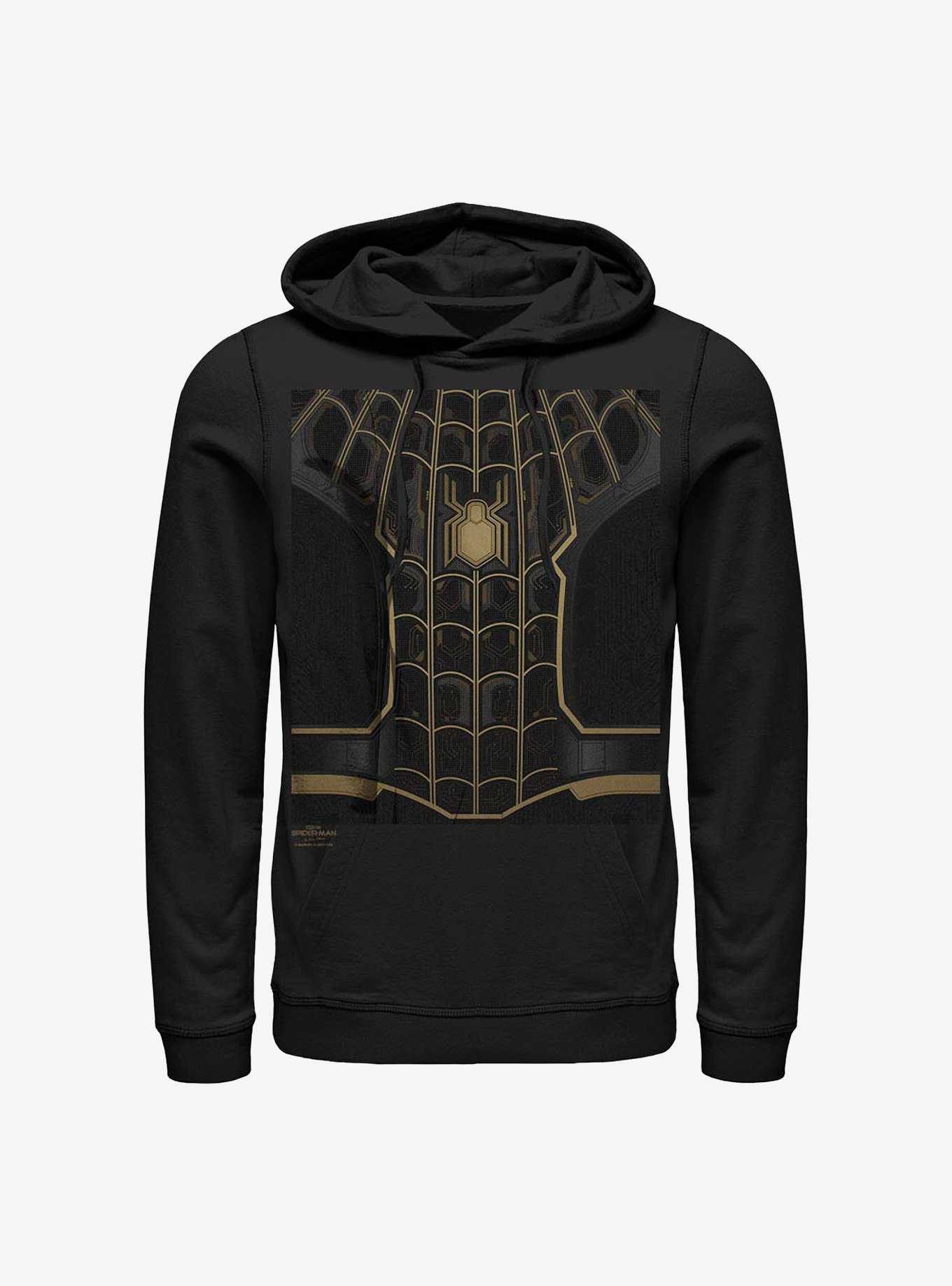 Men's Marvel Spider-Man: No Way Home Profile Pull Over Hoodie Black Medium