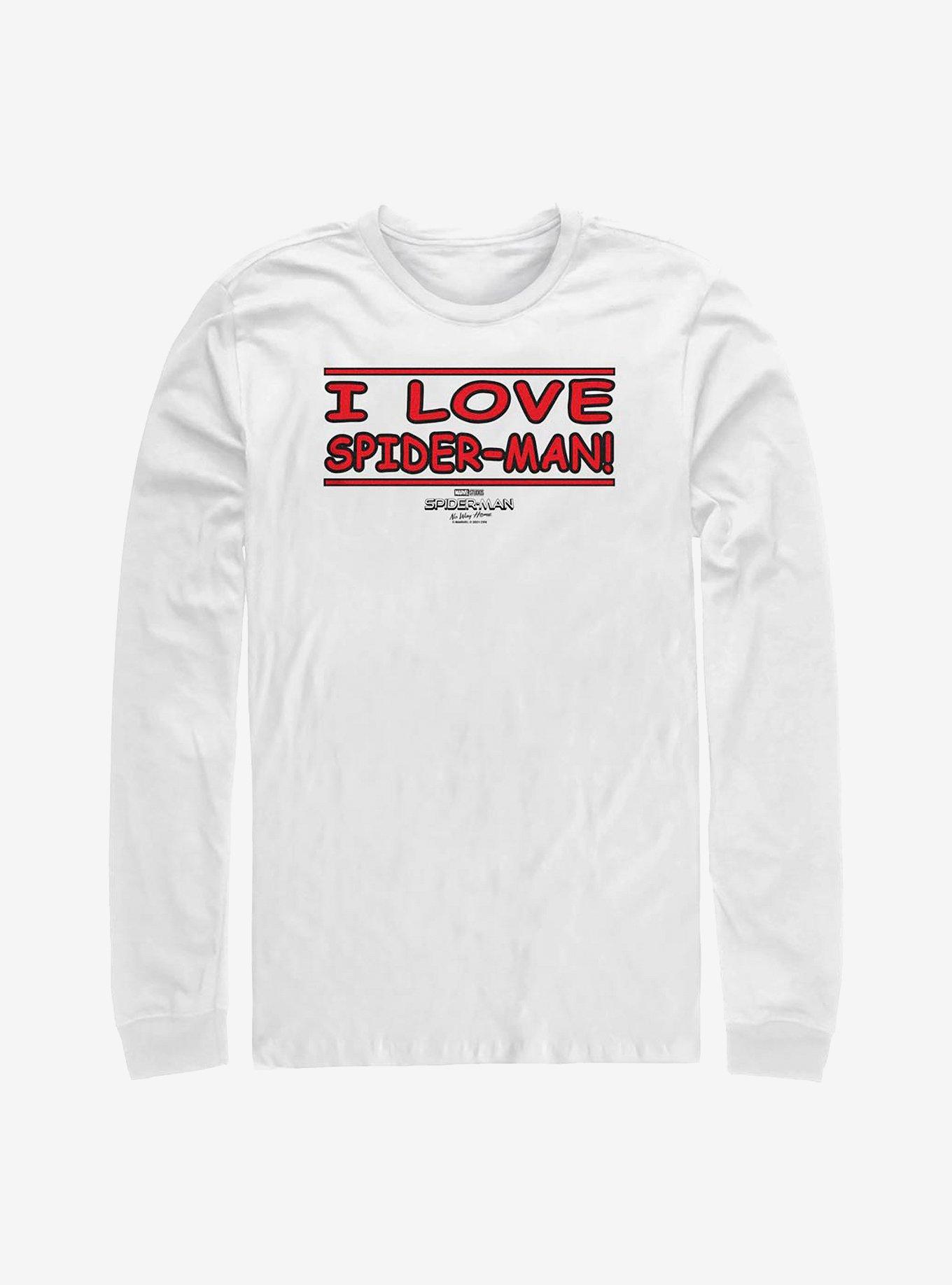 Marvel Spider-Man I Love Spider-Man Long-Sleeve T-Shirt, , hi-res