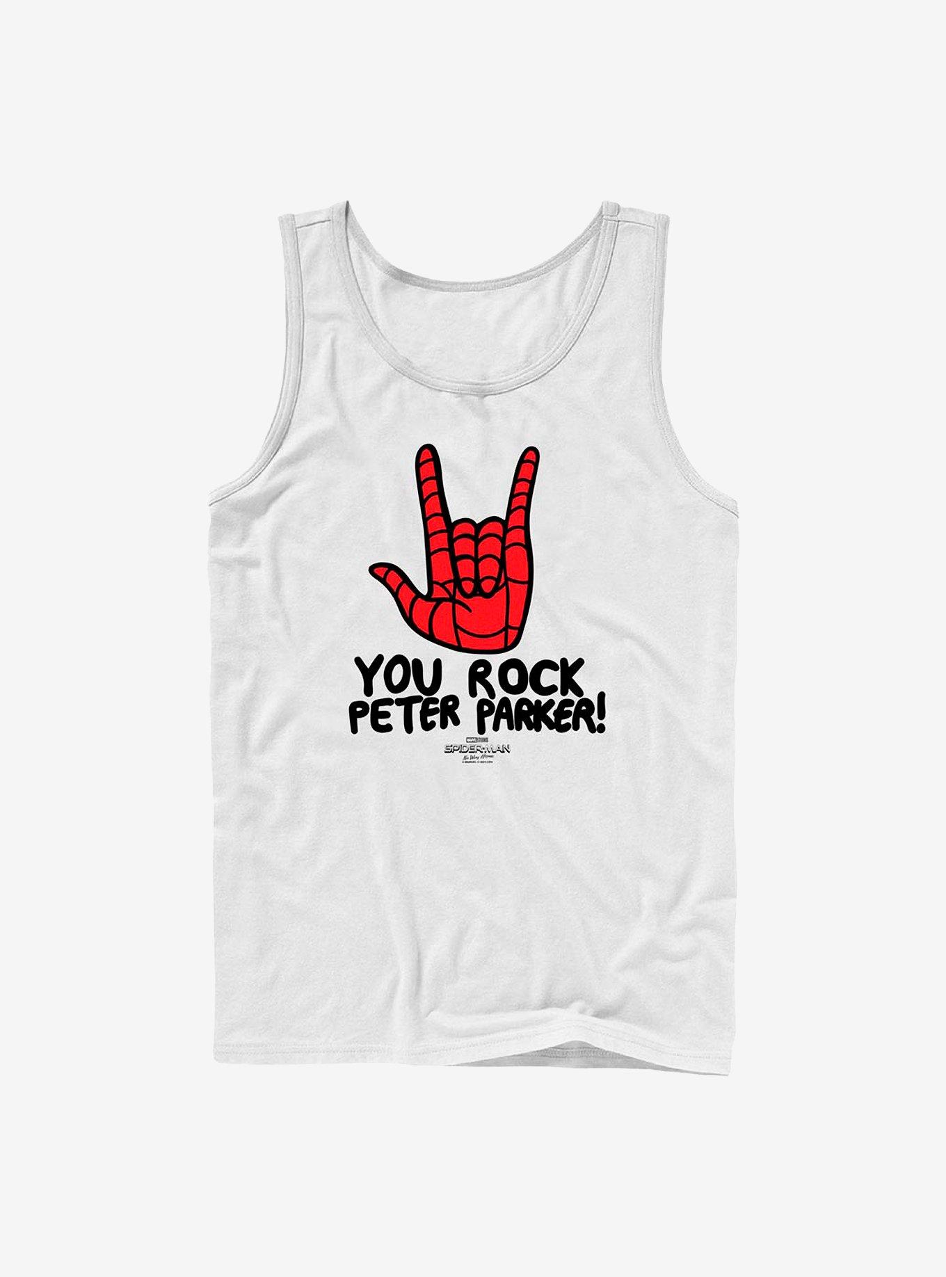 Marvel Spider-Man Parker Rocks Tank, WHITE, hi-res