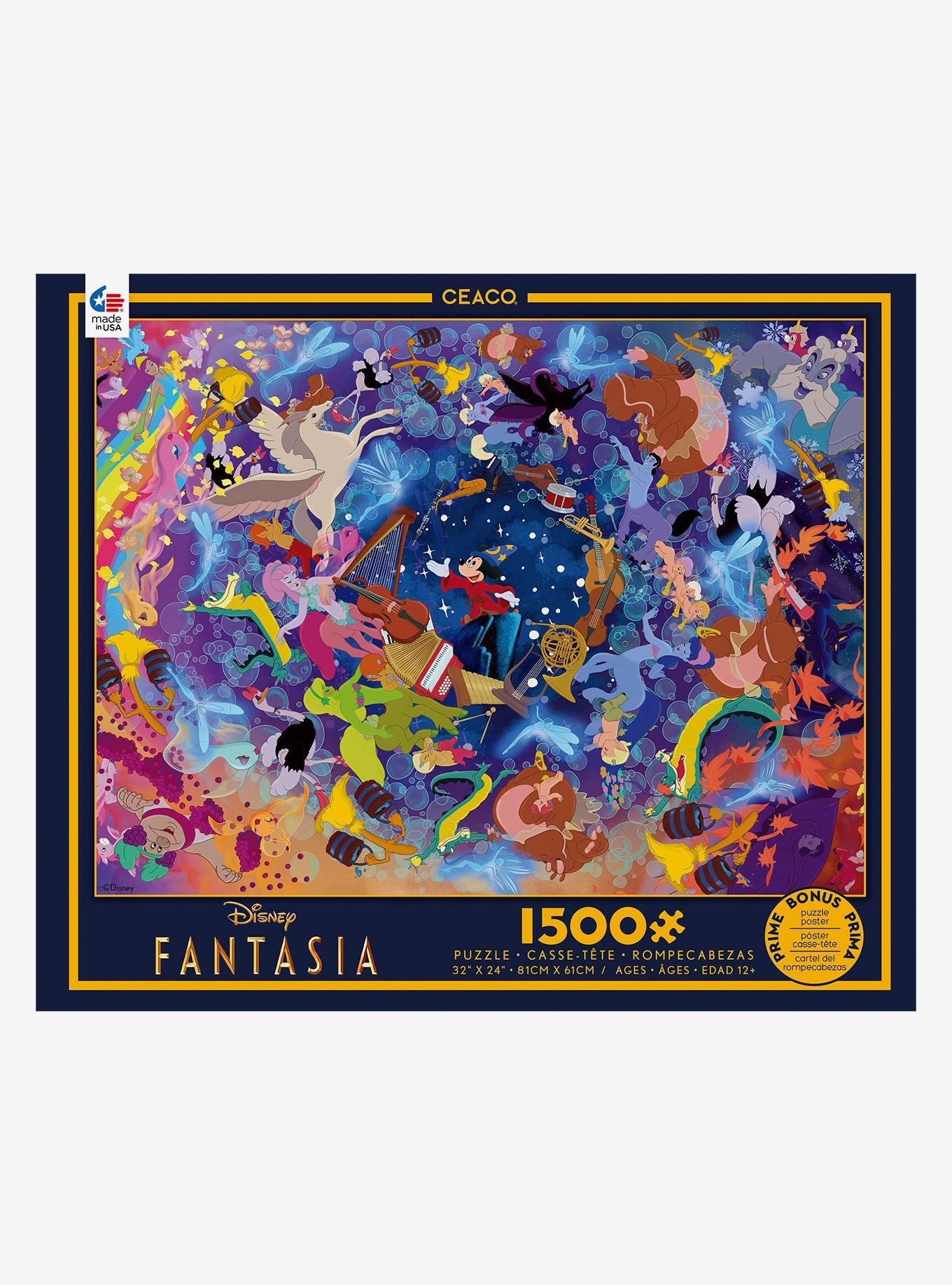 Disney Fantasia Montage 1500-Piece Puzzle