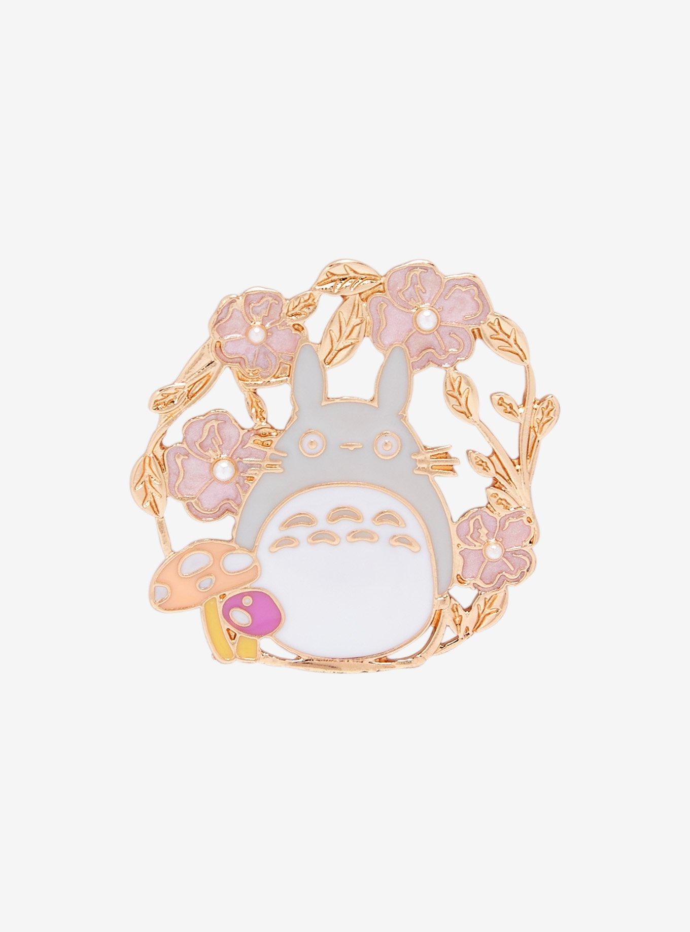 Studio Ghibli My Neighbor Totoro Cherry Blossom Enamel Pin, , hi-res