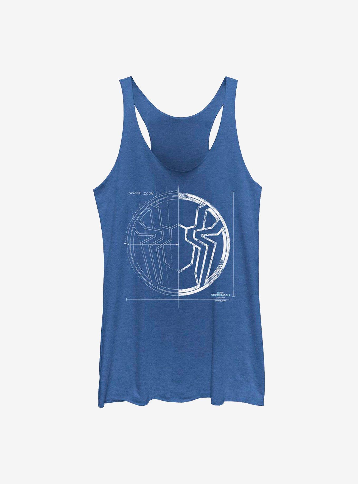 Marvel Spider-Man Grid White Girls Tank, , hi-res