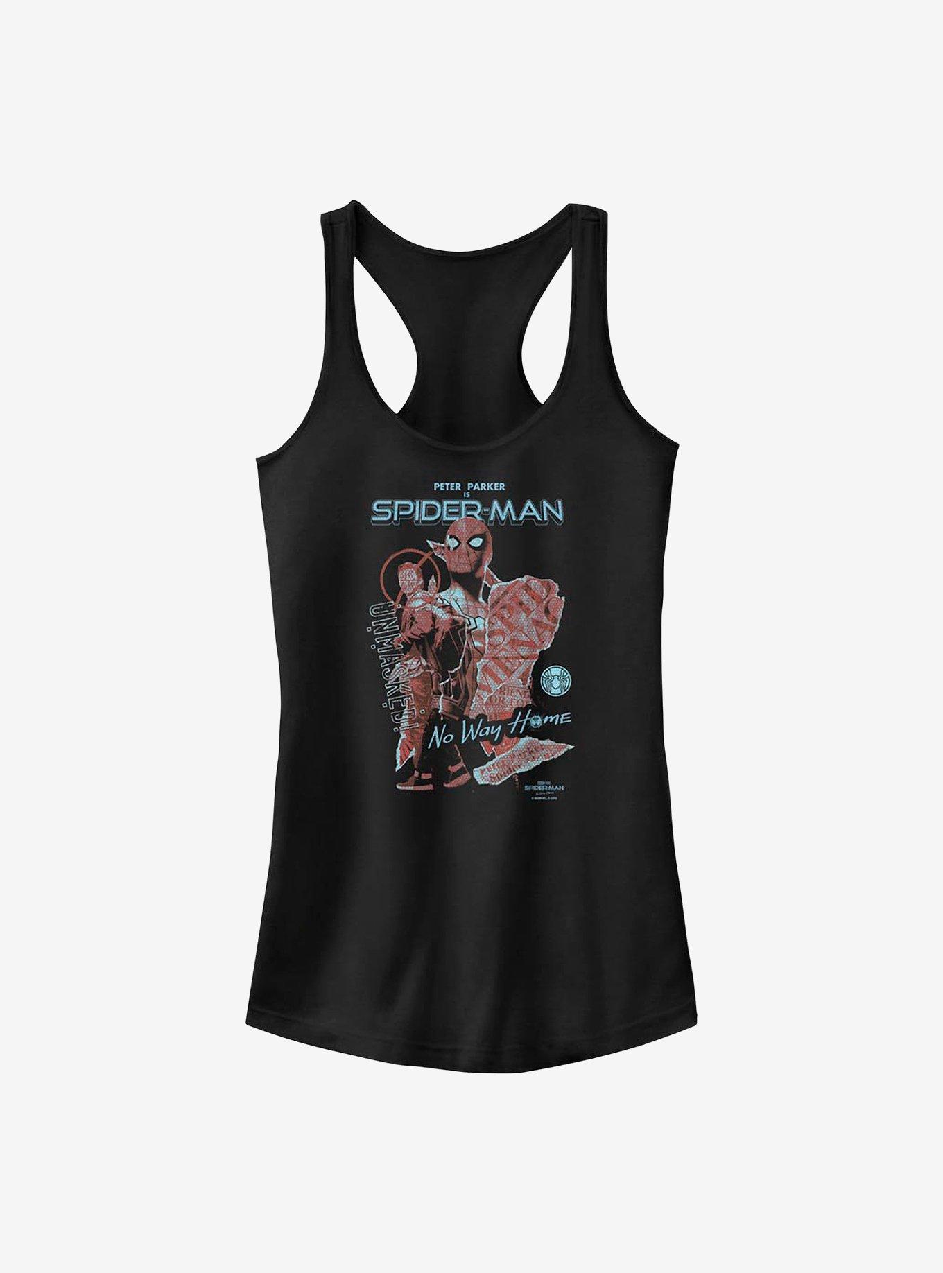 Marvel Spider-Man Peter Parker Is Spider-Man Girls Tank, BLACK, hi-res