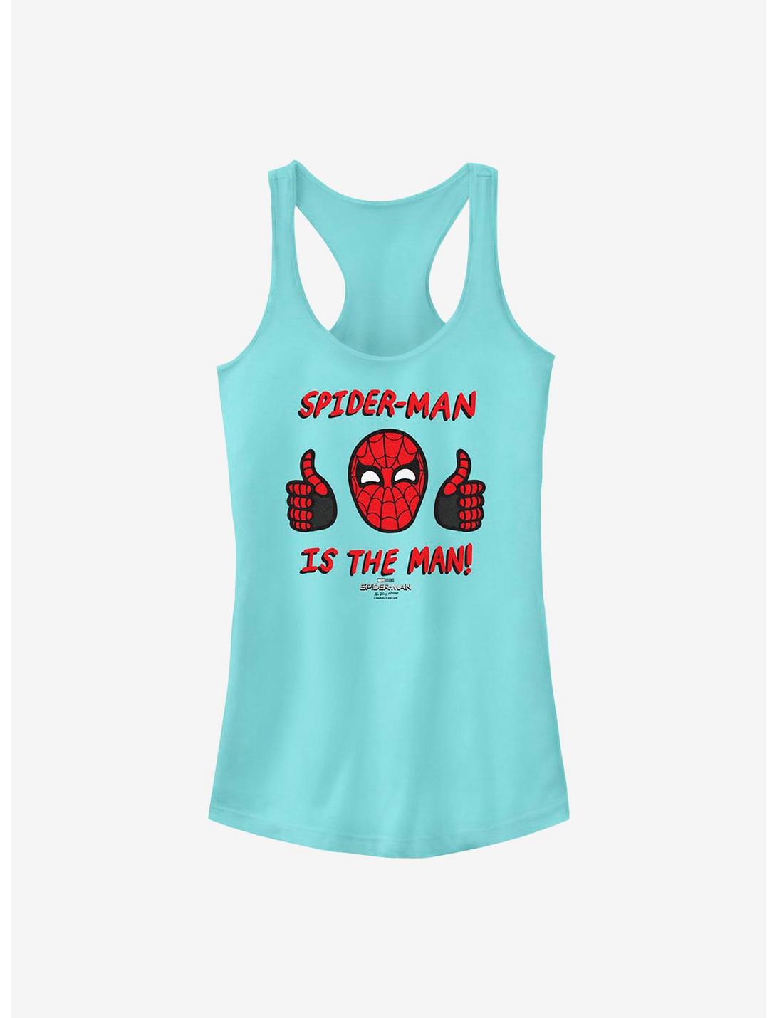 Marvel Spider-Man Spidey Is The Man Girls Tank, CANCUN, hi-res