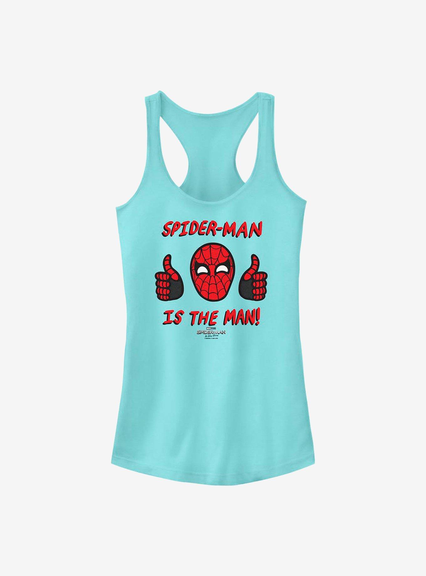 Marvel Spider-Man Spidey Is The Man Girls Tank, CANCUN, hi-res