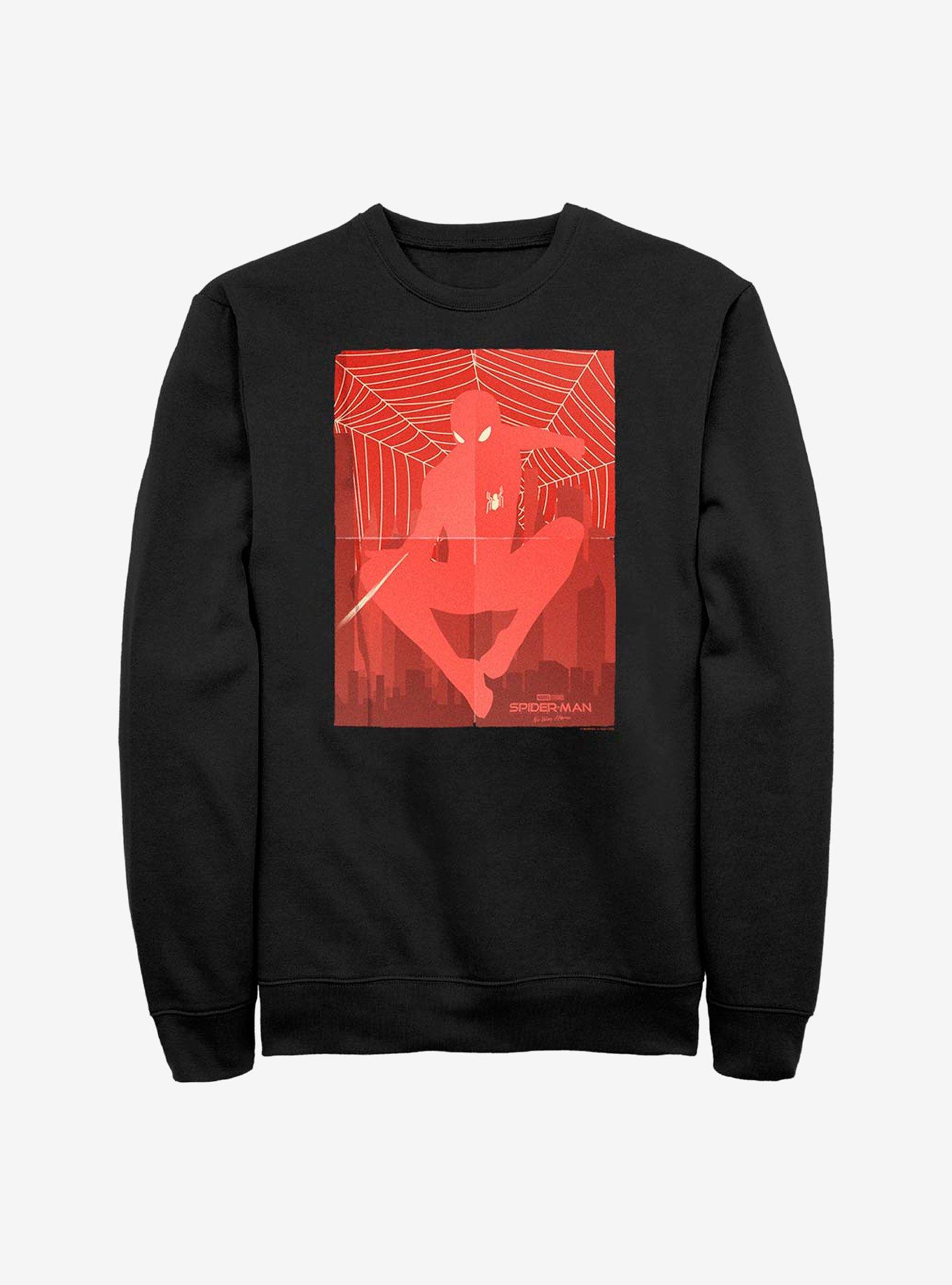 Marvel Spider-Man Hero Poster Crew Sweatshirt, , hi-res