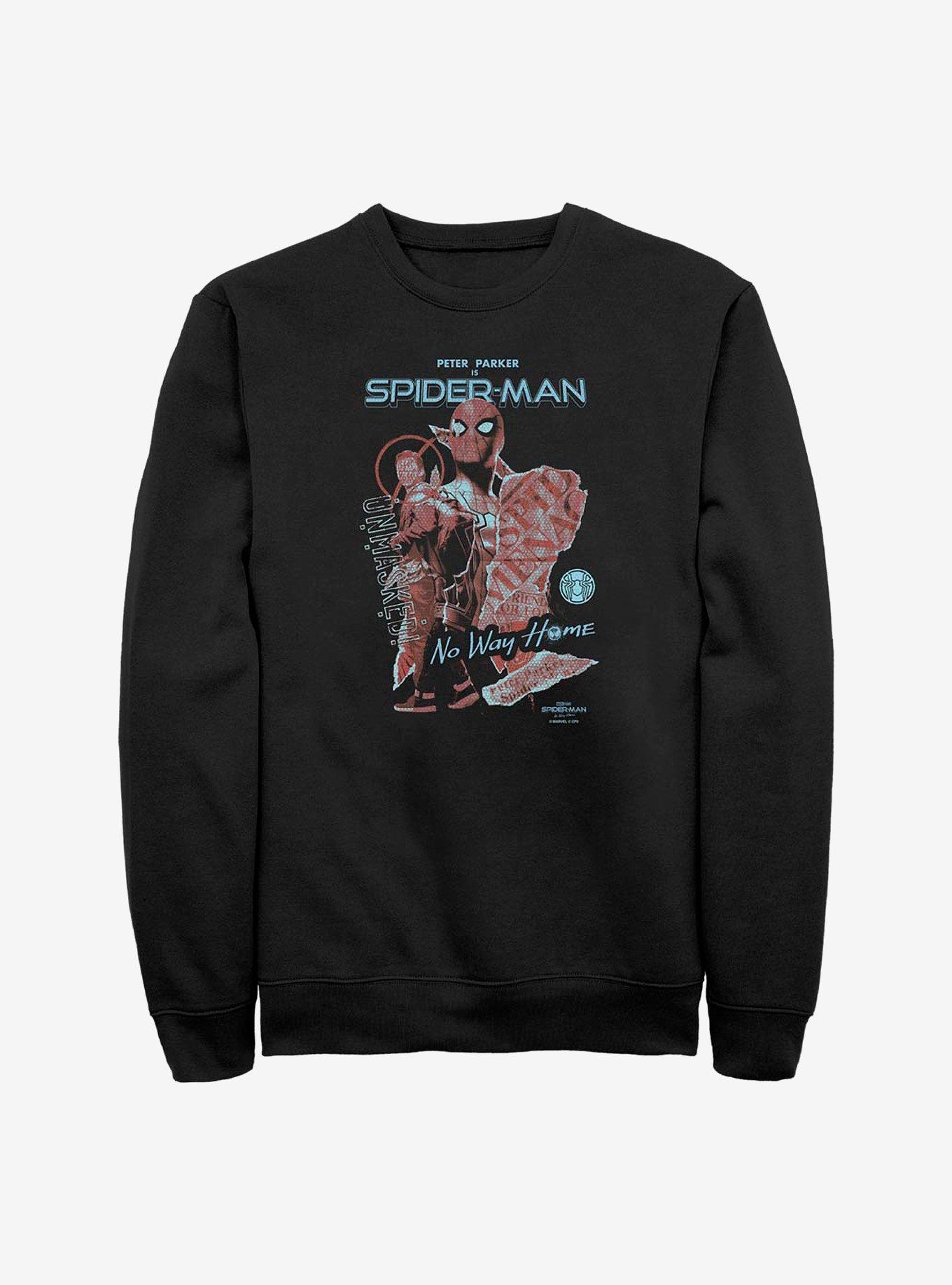 Marvel Spider-Man Peter Parker Is Spider-Man Crew Sweatshirt, , hi-res