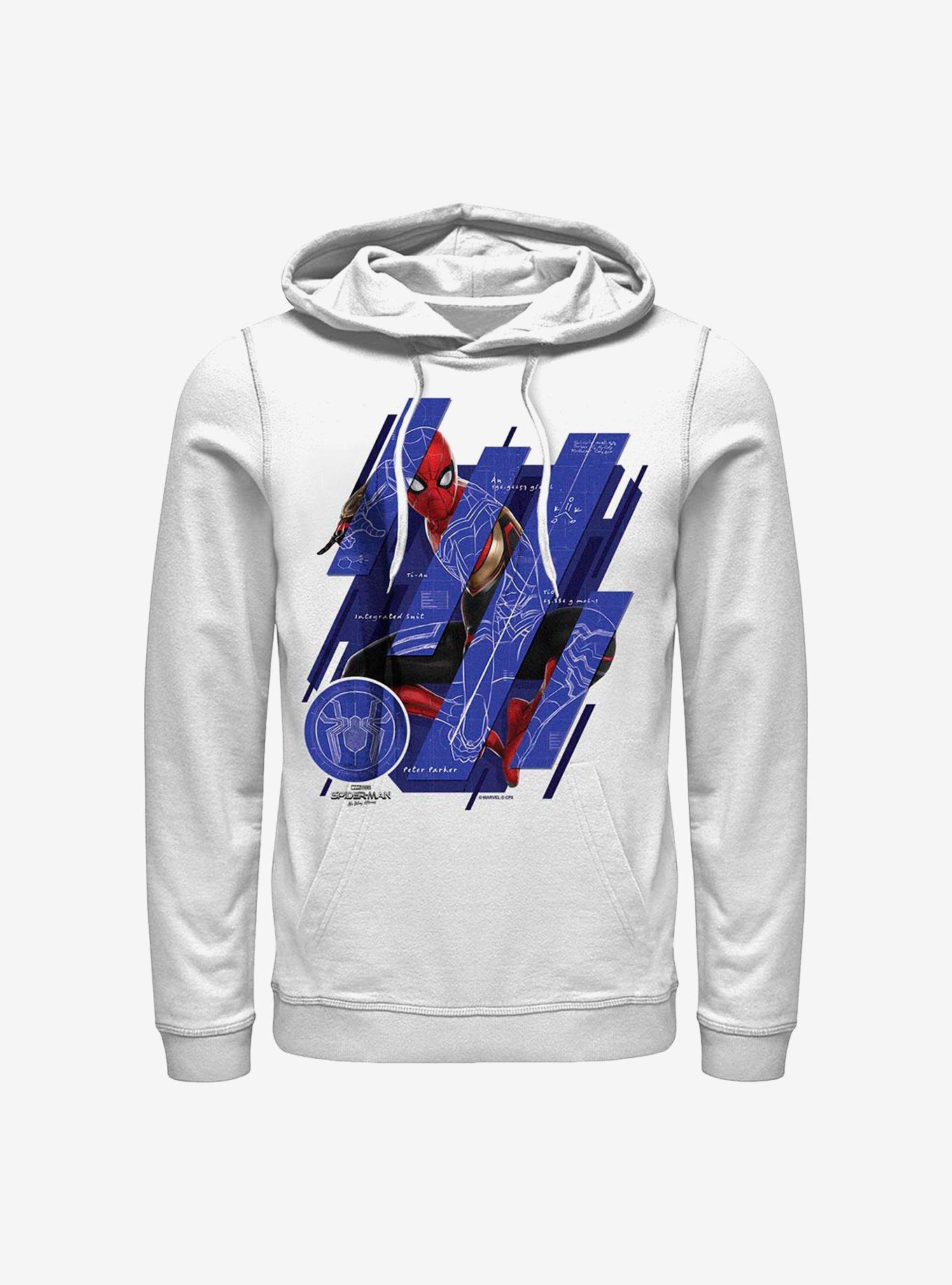 Marvel Spider-Man Schematic Panels Hoodie, , hi-res