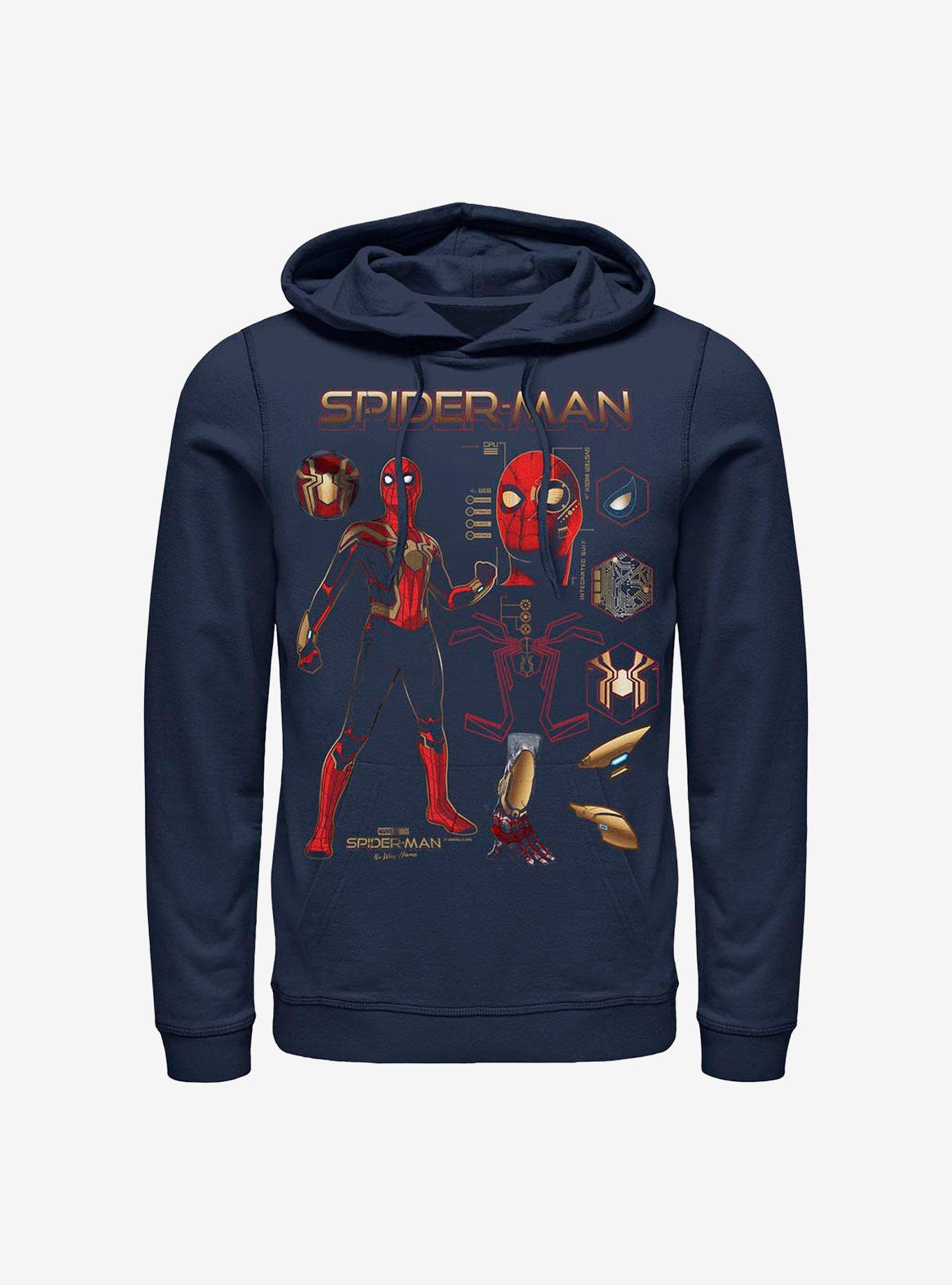 Marvel Spider-Man Spidey Stuff Hoodie, NAVY, hi-res