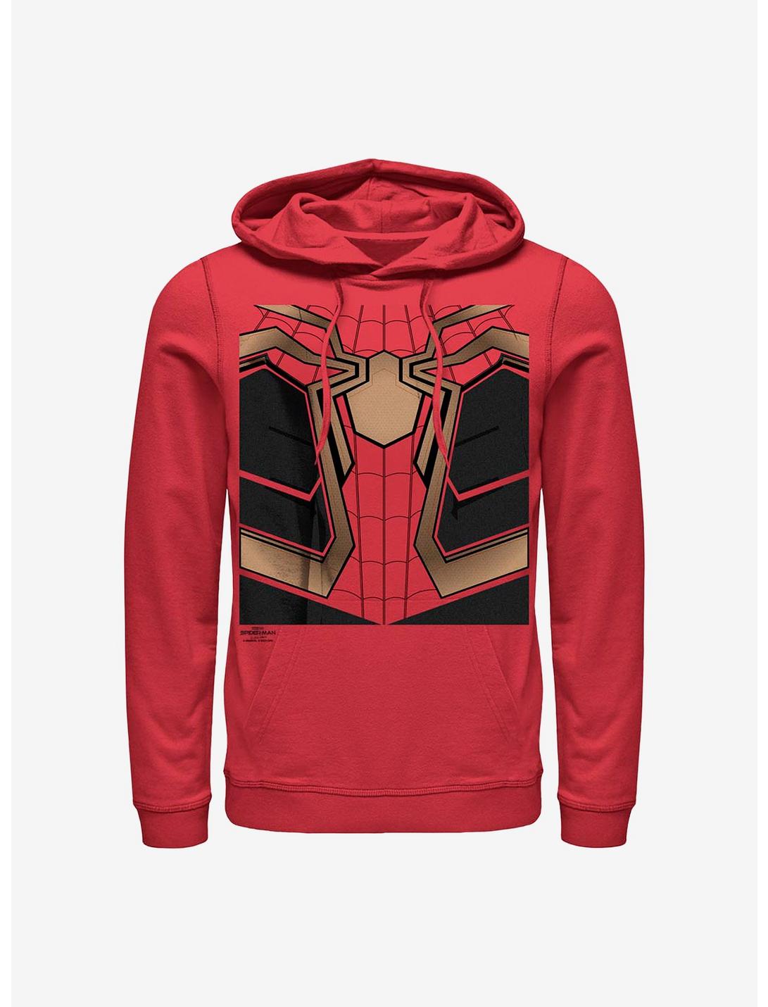 Marvel Spider-Man Suit Hoodie, RED, hi-res