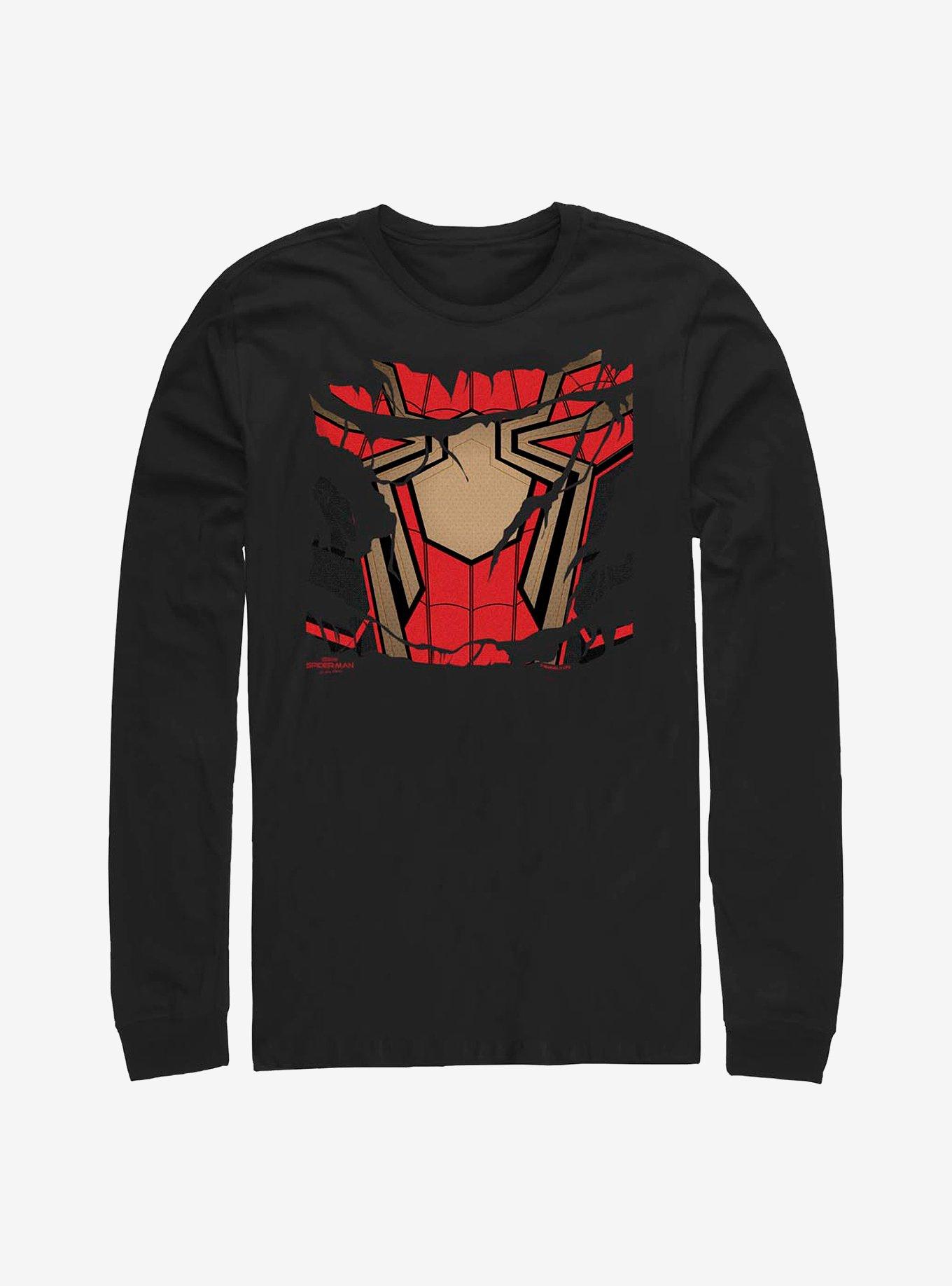 Marvel Spider-Man Ripped Spidey Suit Long-Sleeve T-Shirt, , hi-res