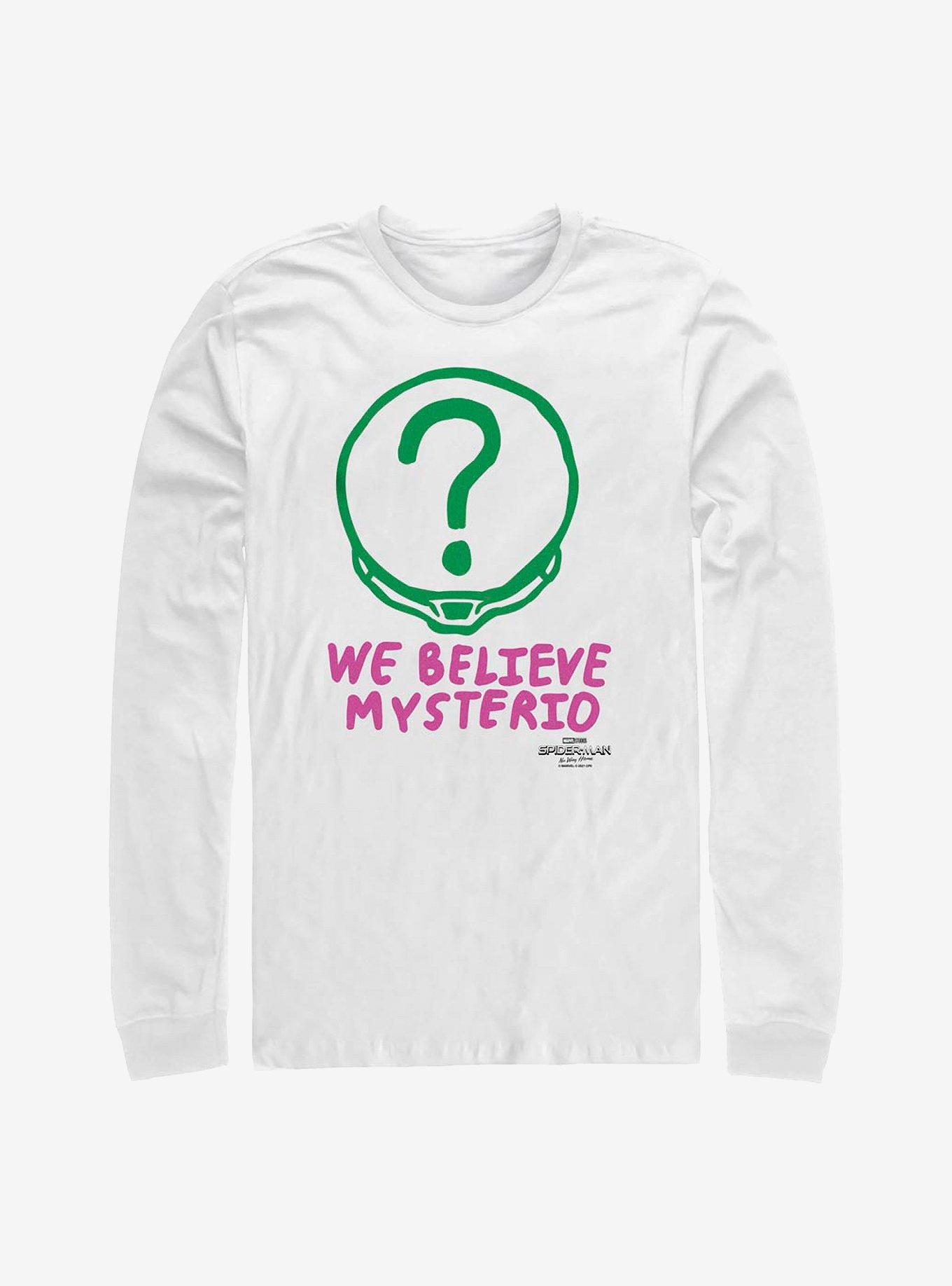 Marvel Spider-Man We Believe Mysterio Logo Long-Sleeve T-Shirt, , hi-res