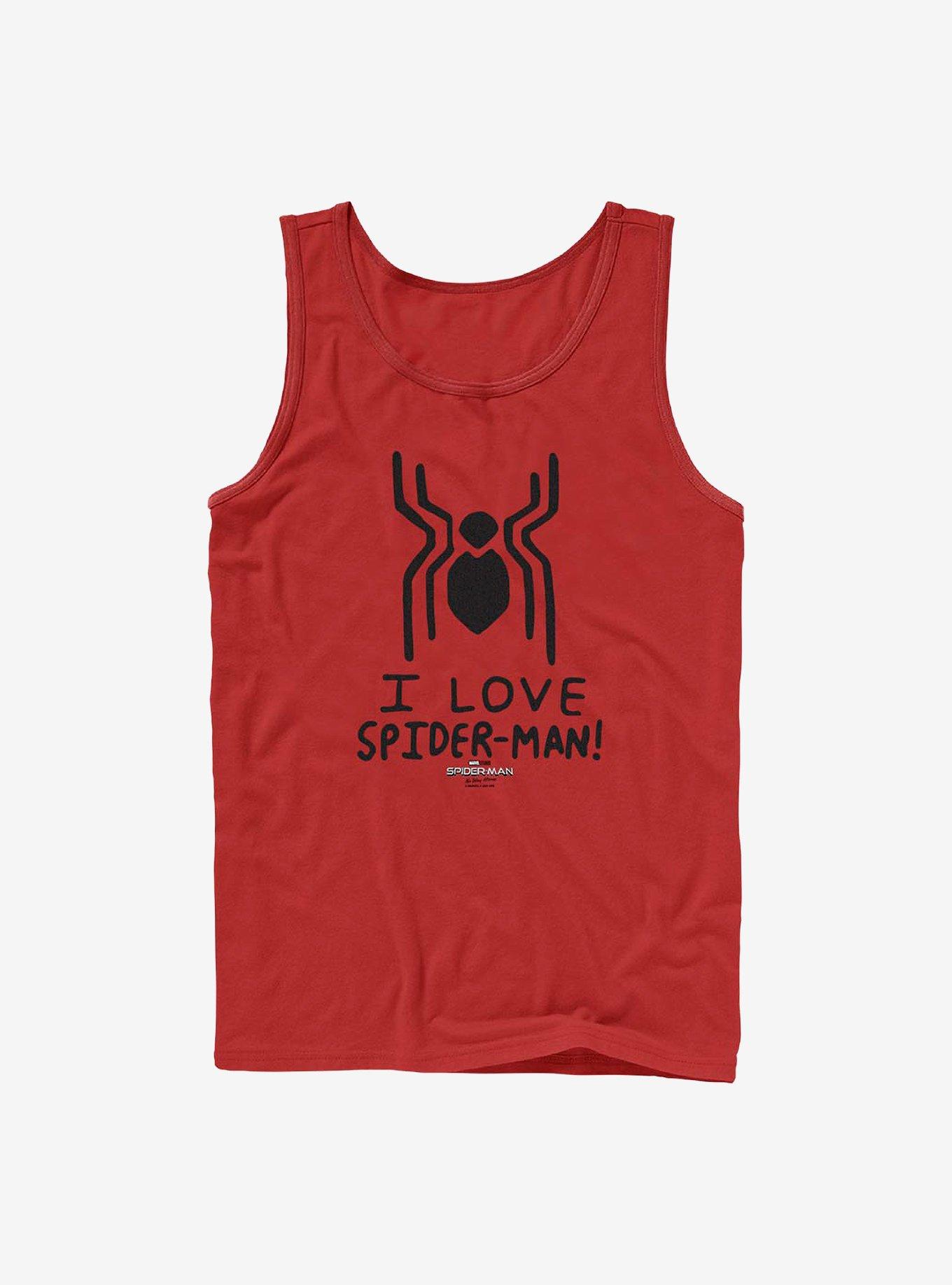 Marvel Spider-Man Spider Love Tank, RED, hi-res