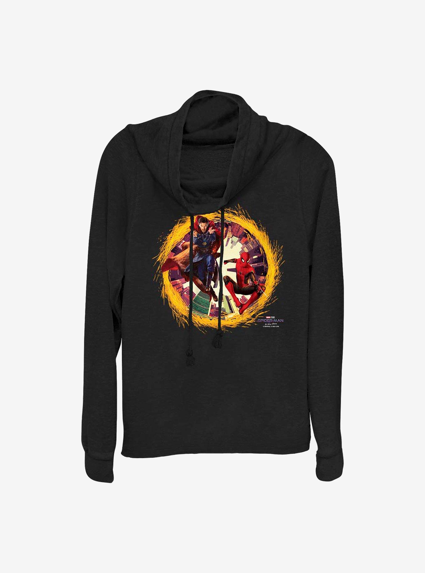 Marvel Spider-Man Spidey Doctor Strange Portal Cowlneck Long-Sleeve Girls Top, , hi-res