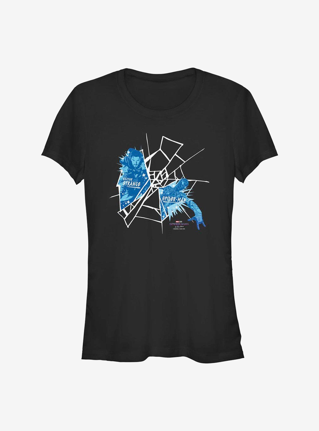 Marvel Spider-Man Doctor Strange Spidey Web Girls T-Shirt, BLACK, hi-res