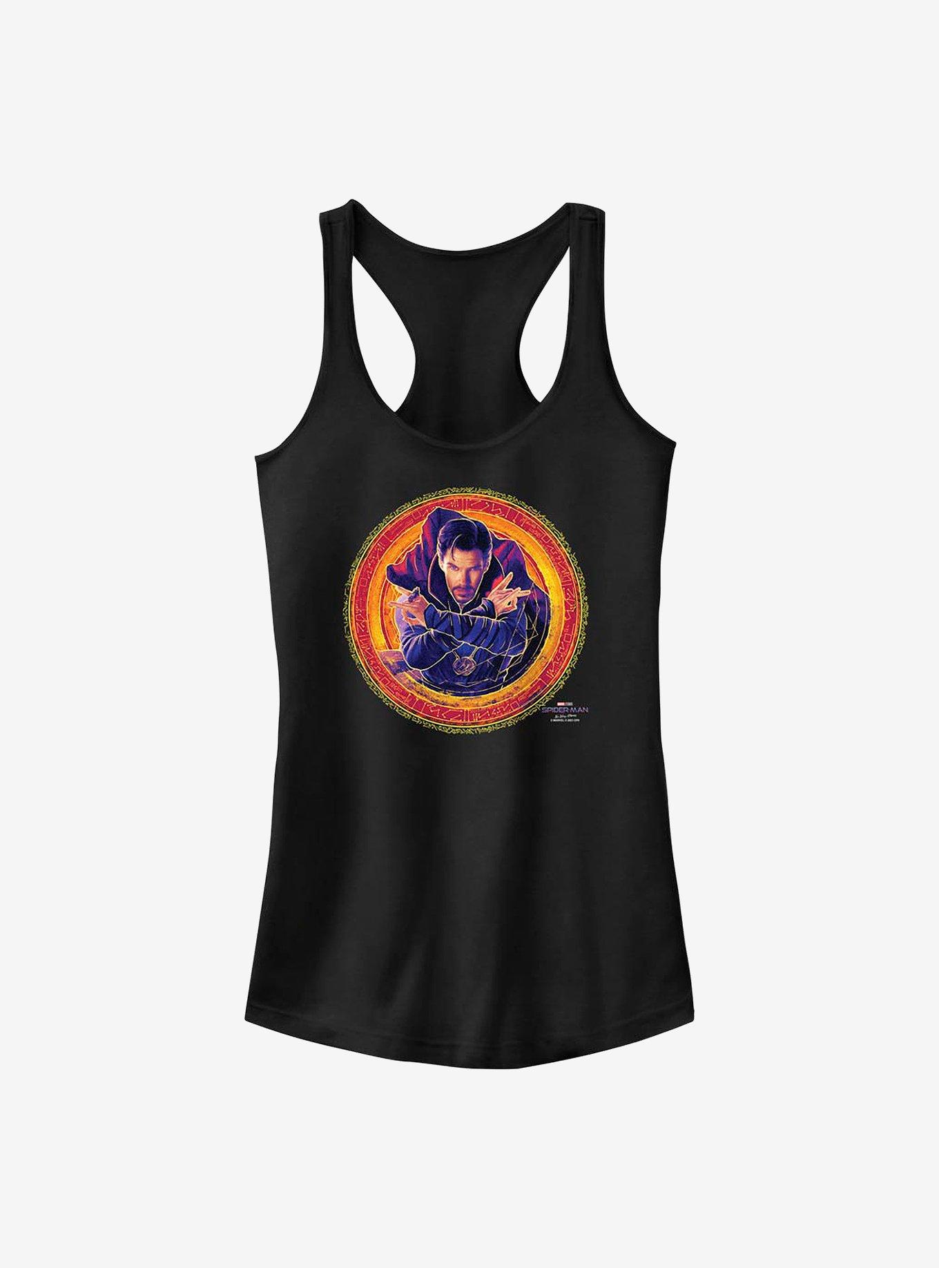 Marvel Spider-Man Doctor Strange Portrait Girls Tank, BLACK, hi-res