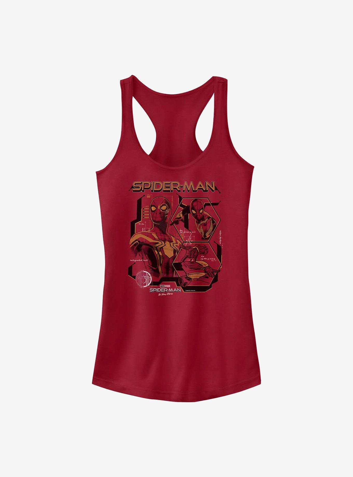 Marvel Spider-Man Suit Notes Girls Tank, , hi-res