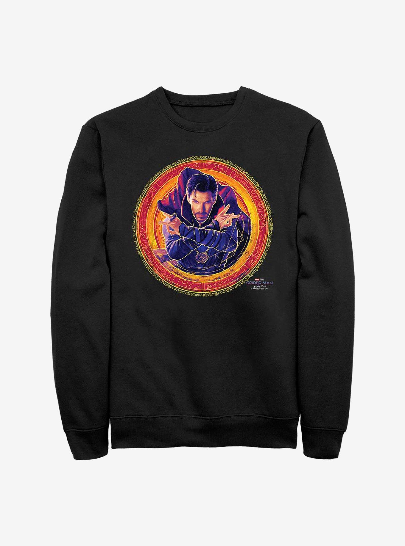 Marvel Spider-Man Doctor Strange Portrait Crew Sweatshirt, , hi-res