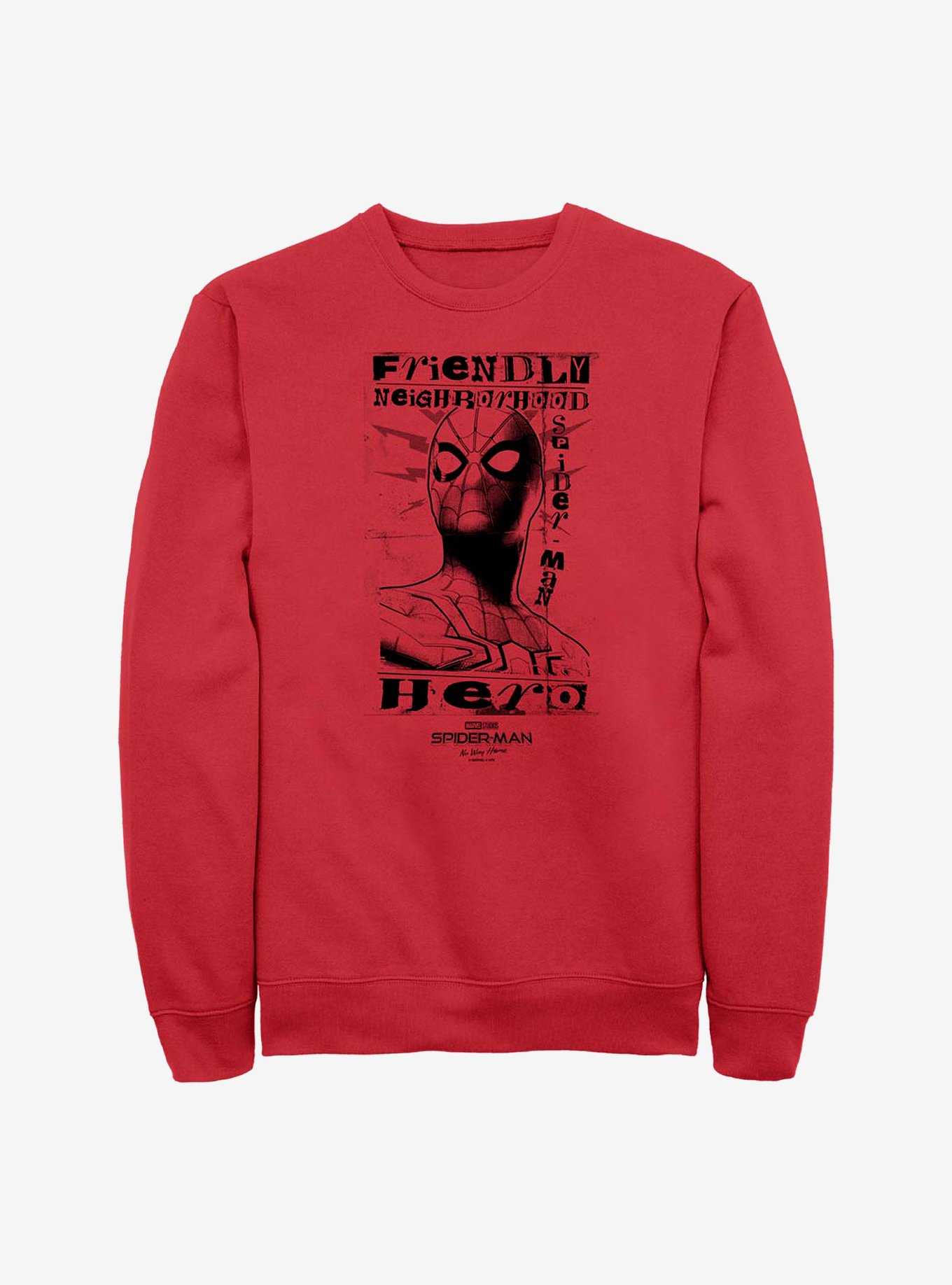 Marvel Spider-Man Friendly Neighborhood Hero Crew Sweatshirt, , hi-res