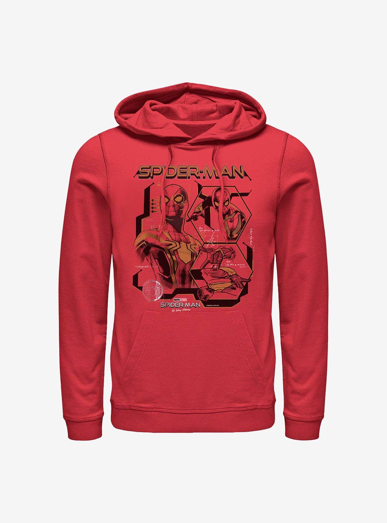 Marvel Spider-Man Suit Notes Hoodie, , hi-res
