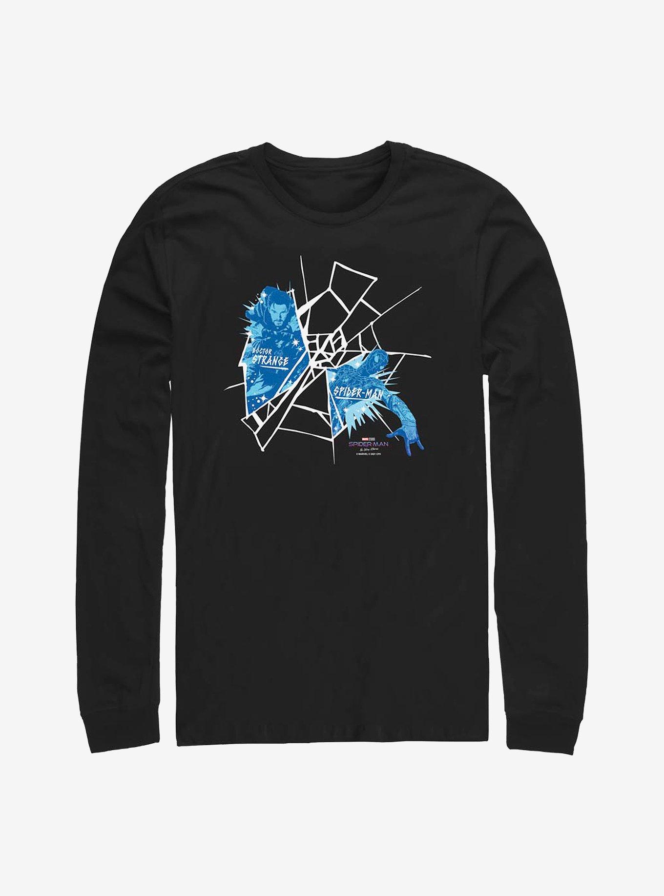 Marvel Spider-Man Doctor Strange Spidey Web Long-Sleeve T-Shirt, BLACK, hi-res
