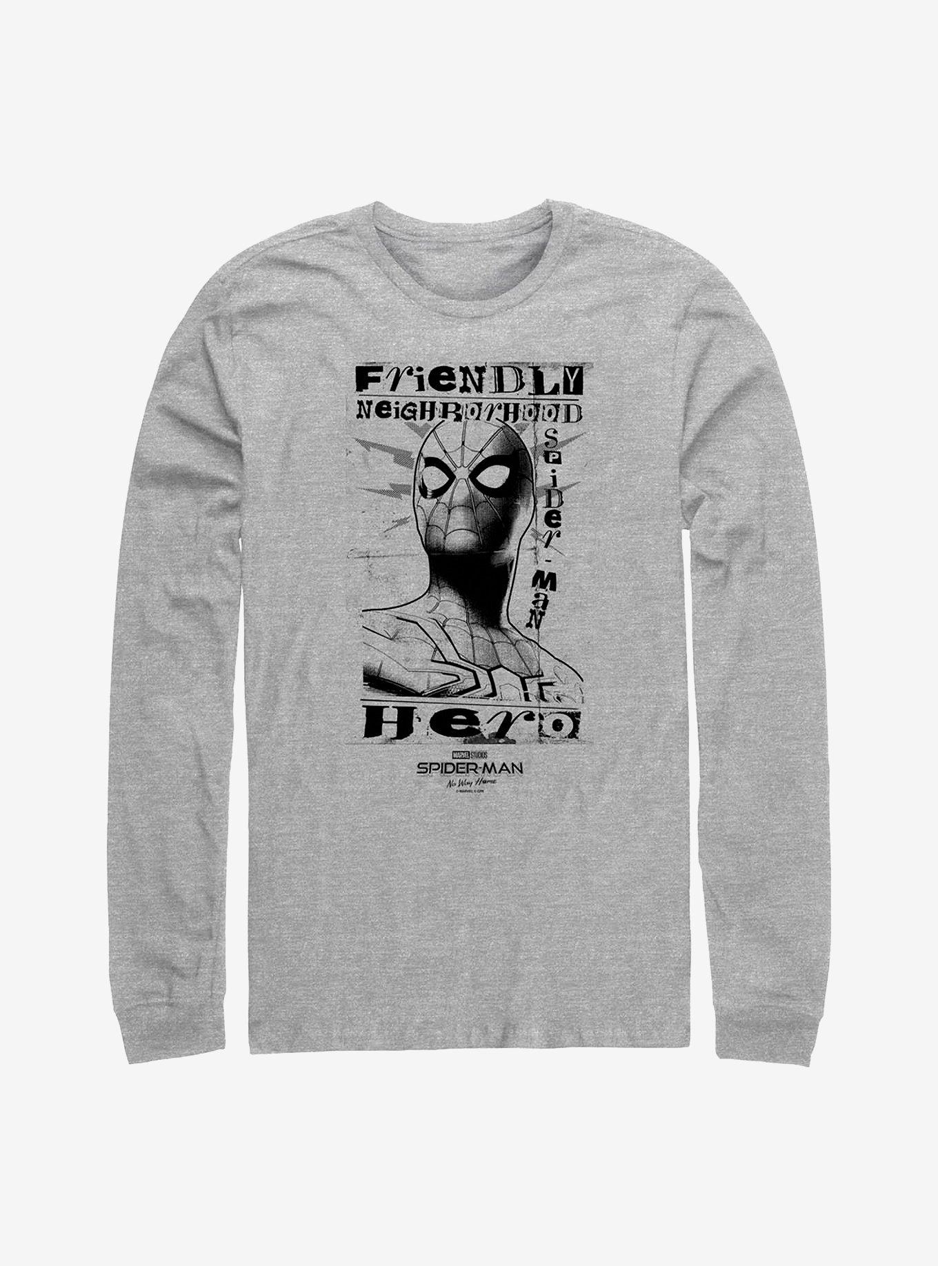 Marvel Spider-Man Friendly Neighborhood Hero Long-Sleeve T-Shirt